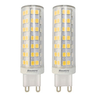 T6 6.5W Dimmable Clear LED Light Bulb with G9 Base, 2700K, 700 Lumens, 2-Pack