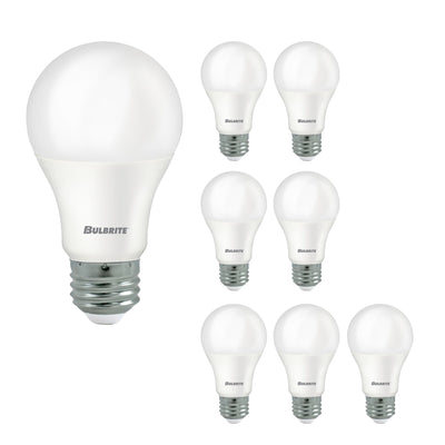 A19 9W Non-Dimmable Frost Filament LED Light Bulb with E26 Base, 5000K, 750 Lumens, 8-Pack
