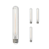 T9 5W Dimmable Clear Filament LED Light Bulb with E26 Base, 3000K, 250 Lumens, 4-Pack