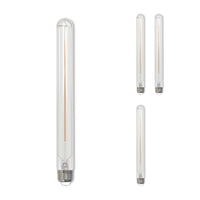 T9L 5W Dimmable Clear Filament LED Light Bulb with E26 Base, 3000K, 500 Lumens, 4-Pack