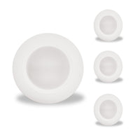 7-inch White 14W Dimmable LED Disc Downlight, 5 CCT - 27/30/35/40/50K, 1100 Lumens, 4-Pack