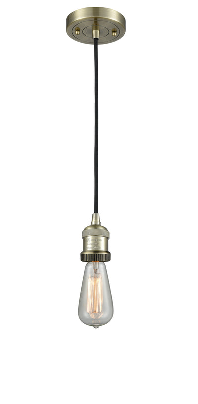Franklin Restoration Mini Pendant Brass Finish