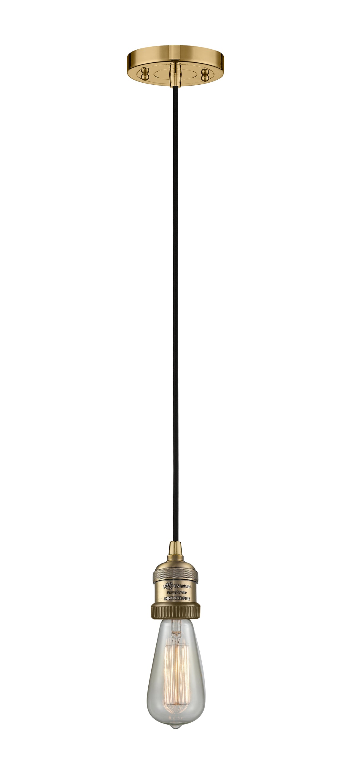 Franklin Restoration Mini Pendant Antique Brass