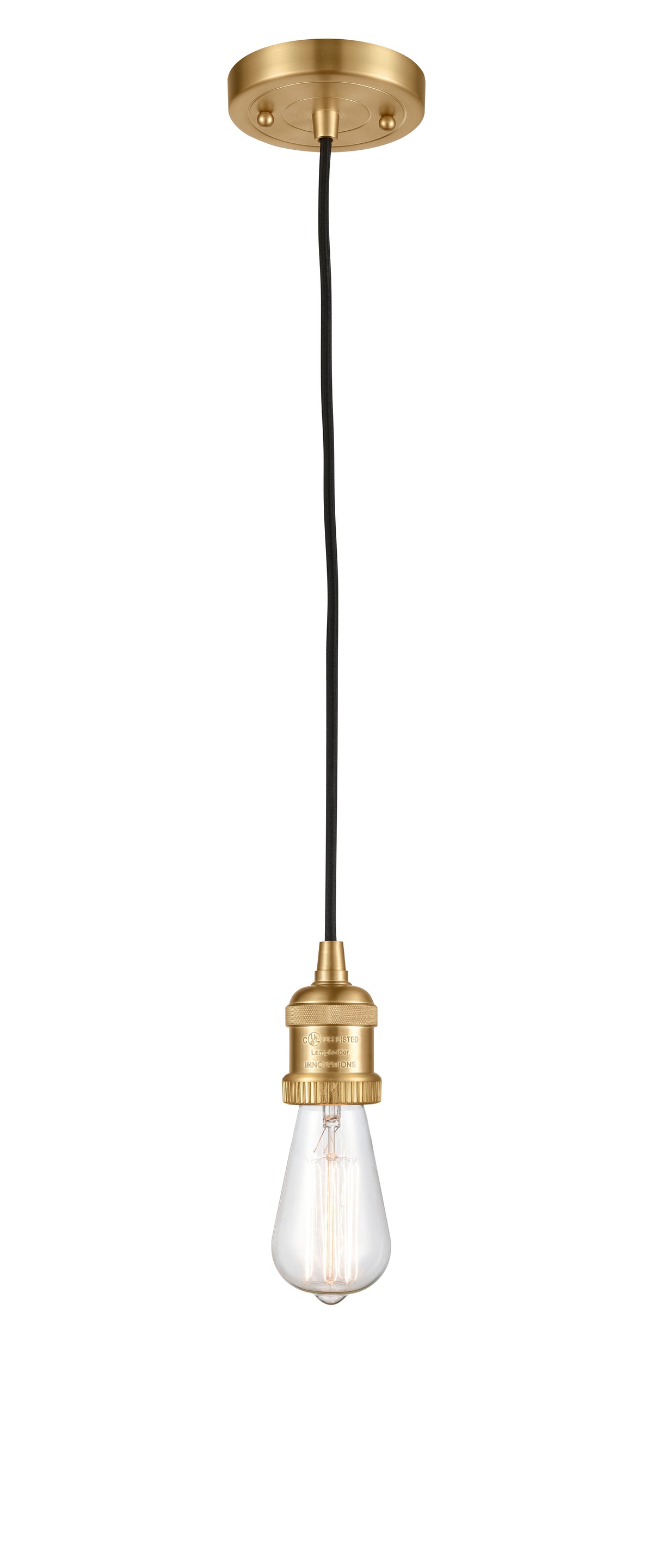 Franklin Restoration Mini Pendant Brass Finish
