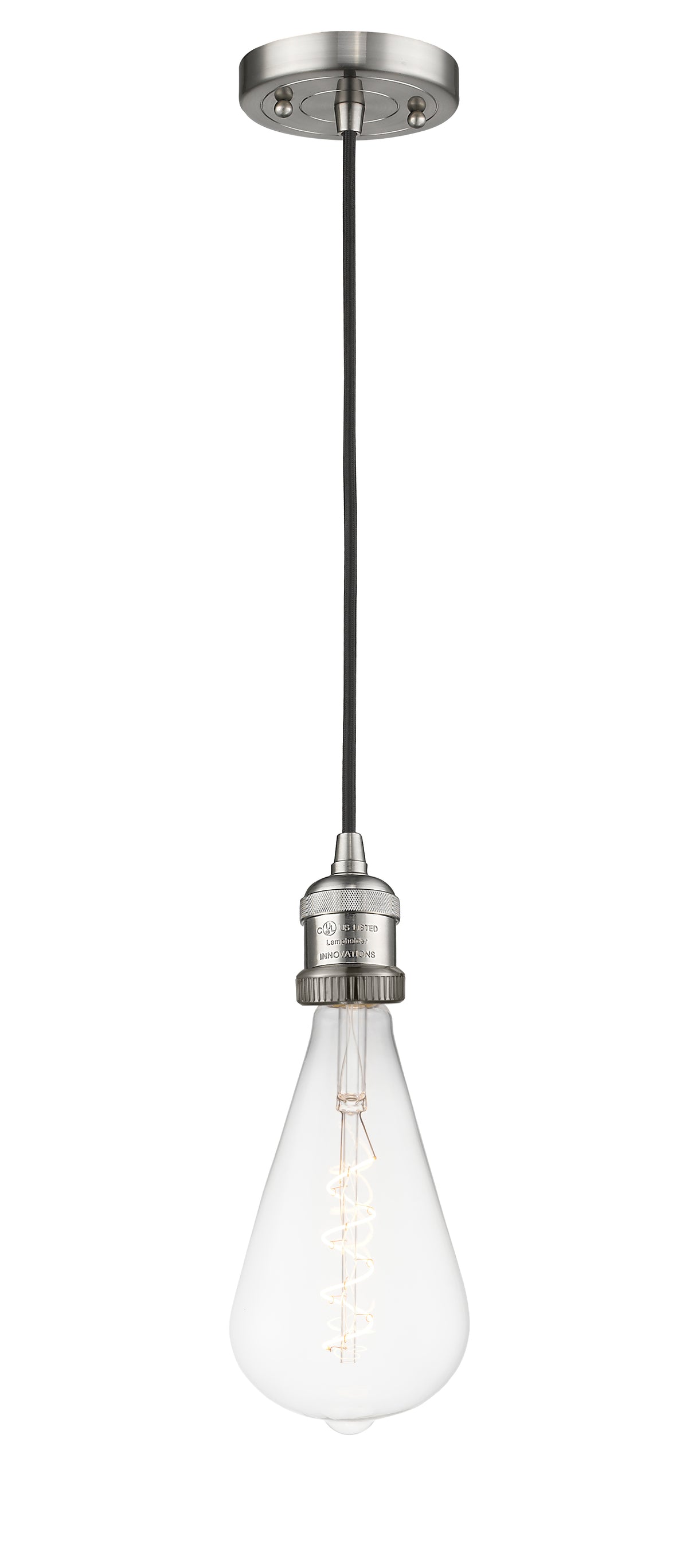 Franklin Restoration Mini Pendant Brushed Nickel