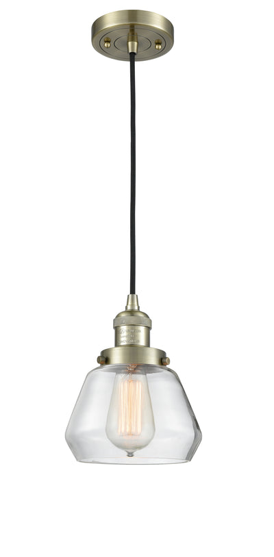 Franklin Restoration Mini Pendant Antique Brass