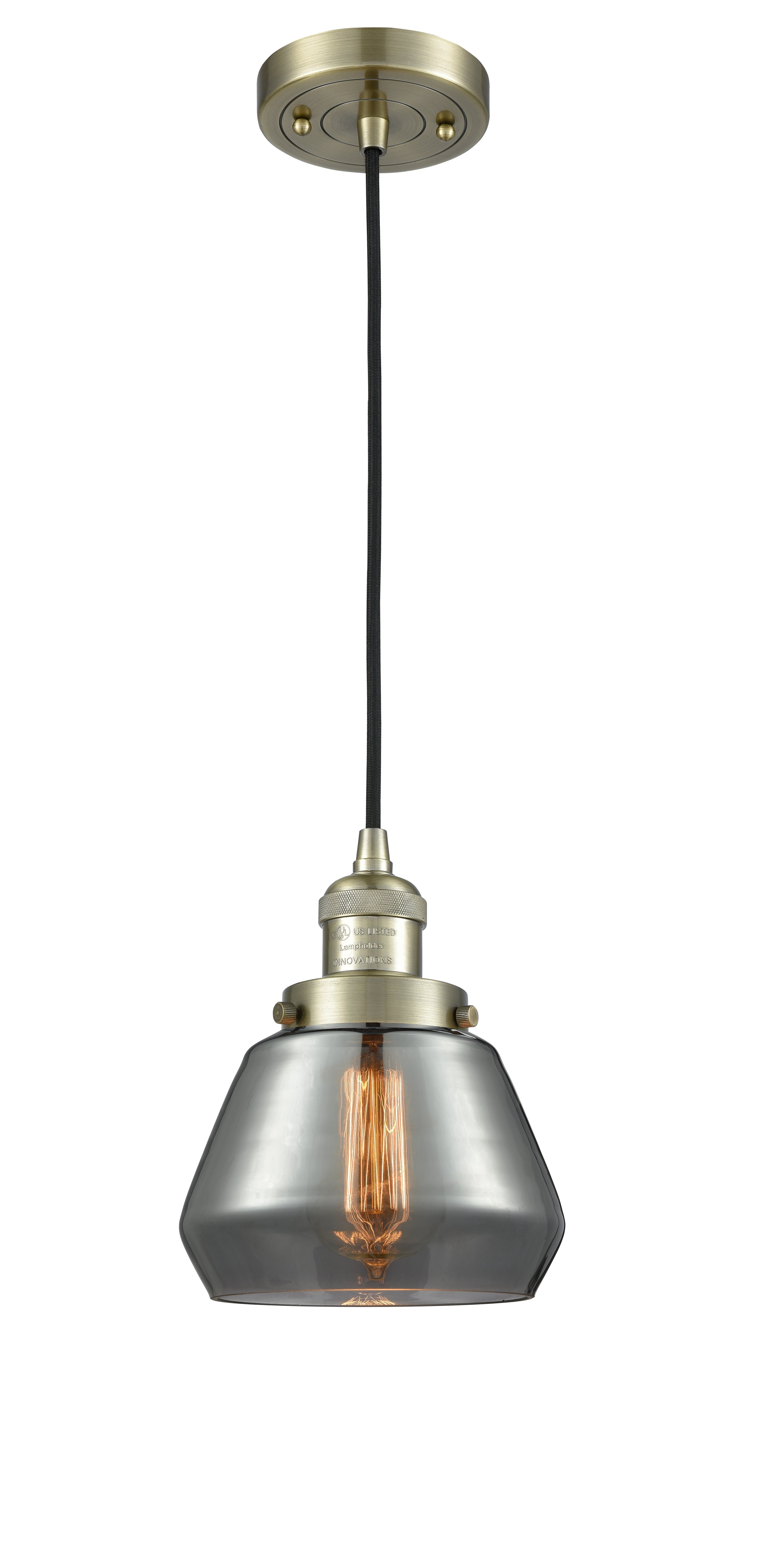 Franklin Restoration Mini Pendant Antique Brass