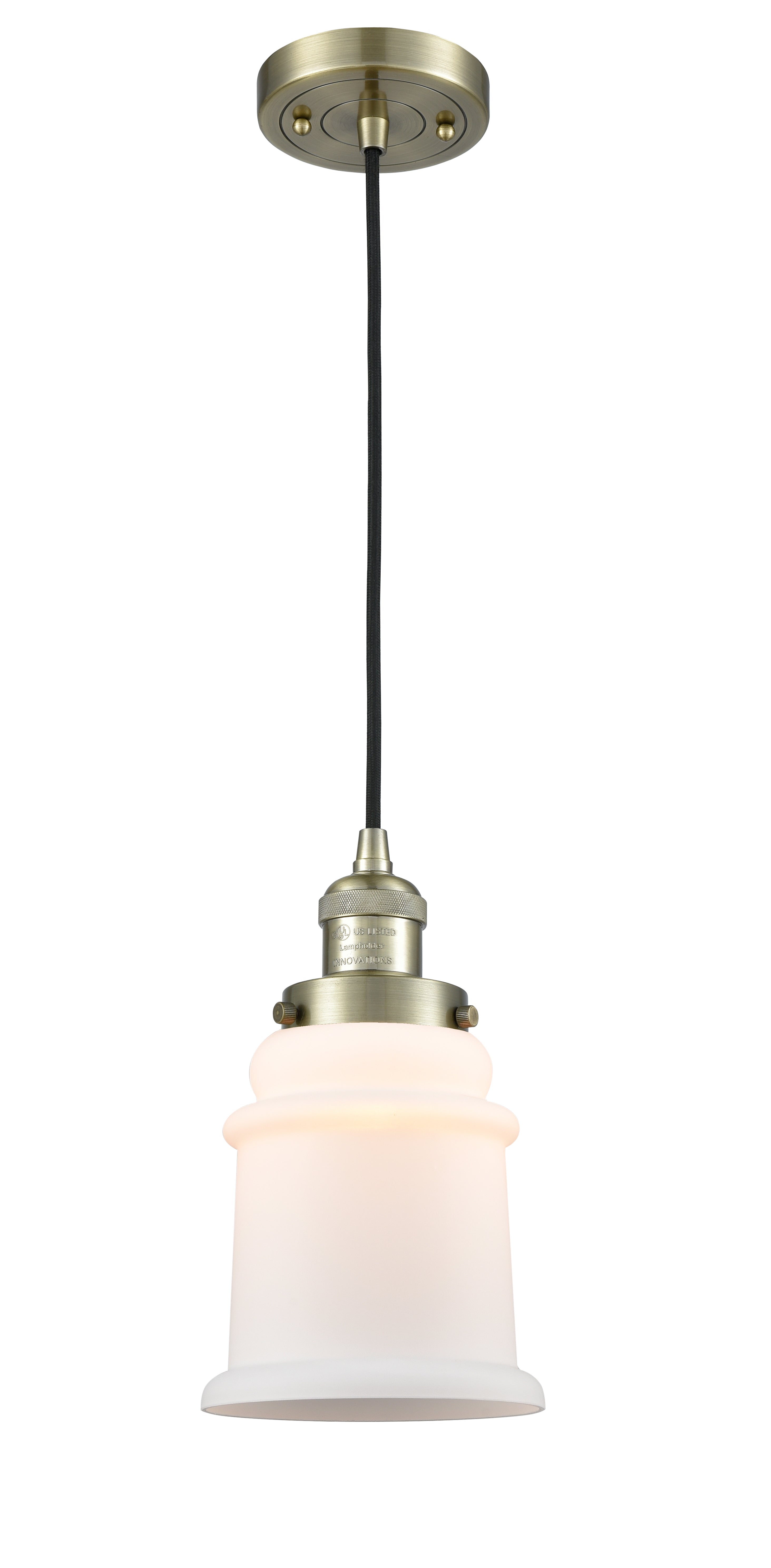 Franklin Restoration Mini Pendant Antique Brass
