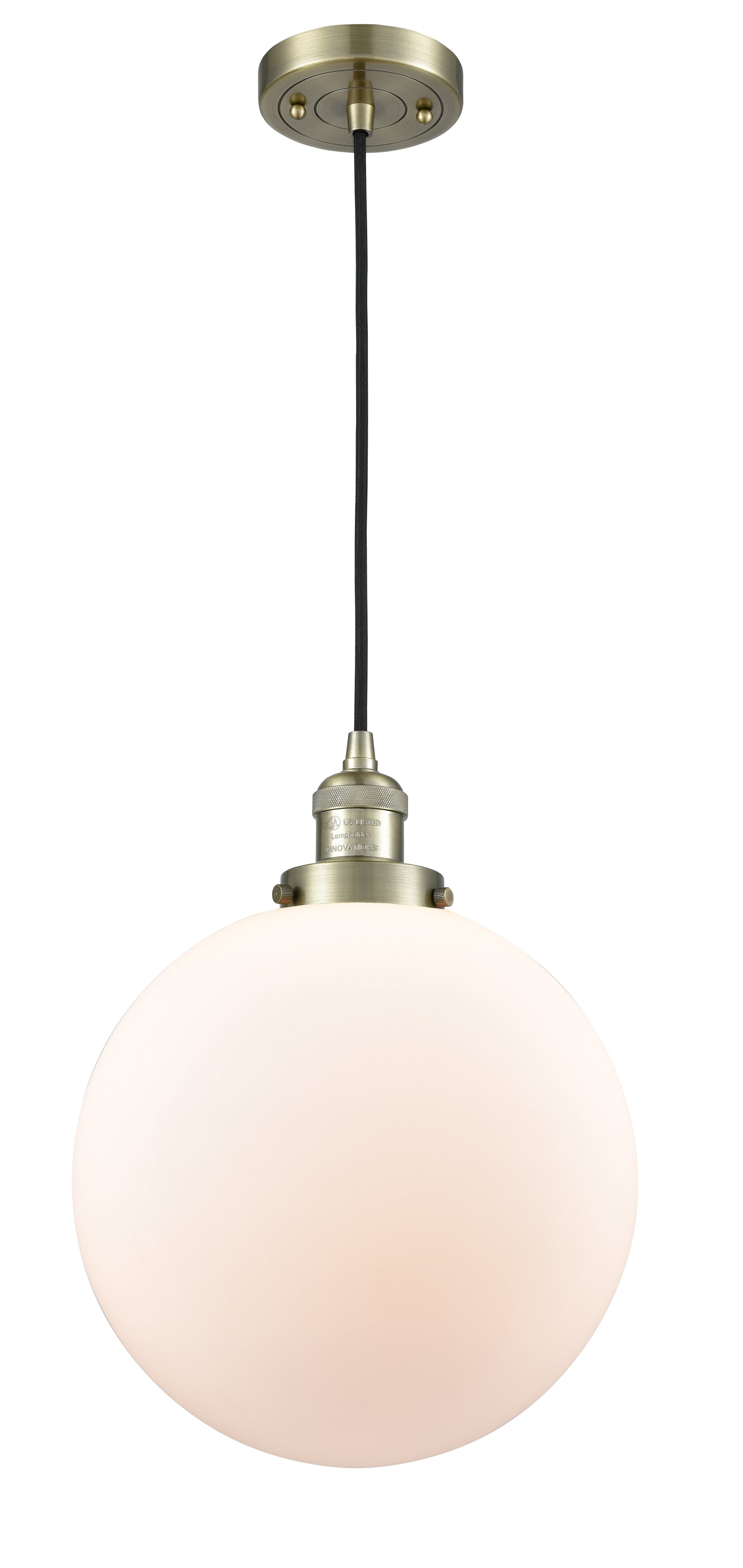 Franklin Restoration Mini Pendant Antique Brass