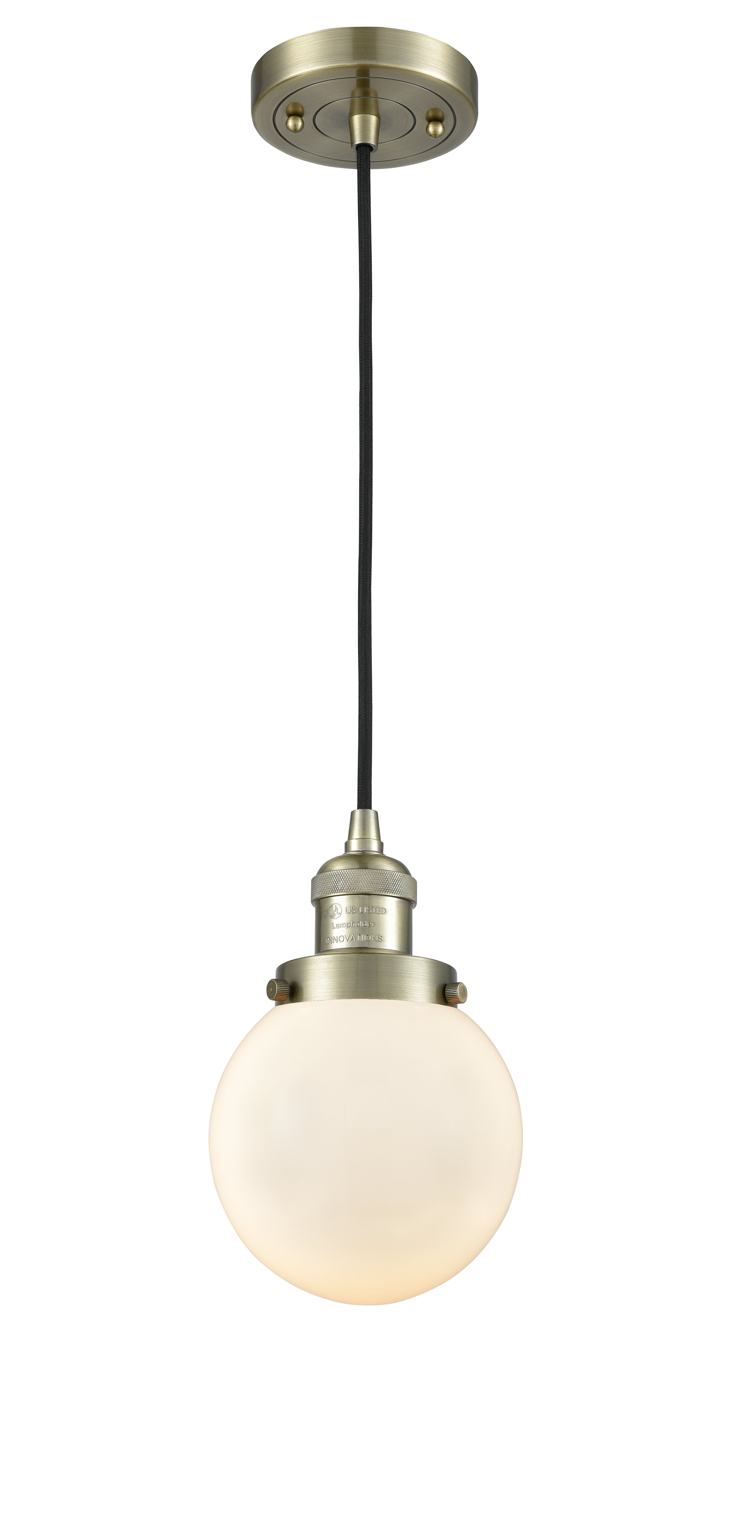 Franklin Restoration Mini Pendant Antique Brass