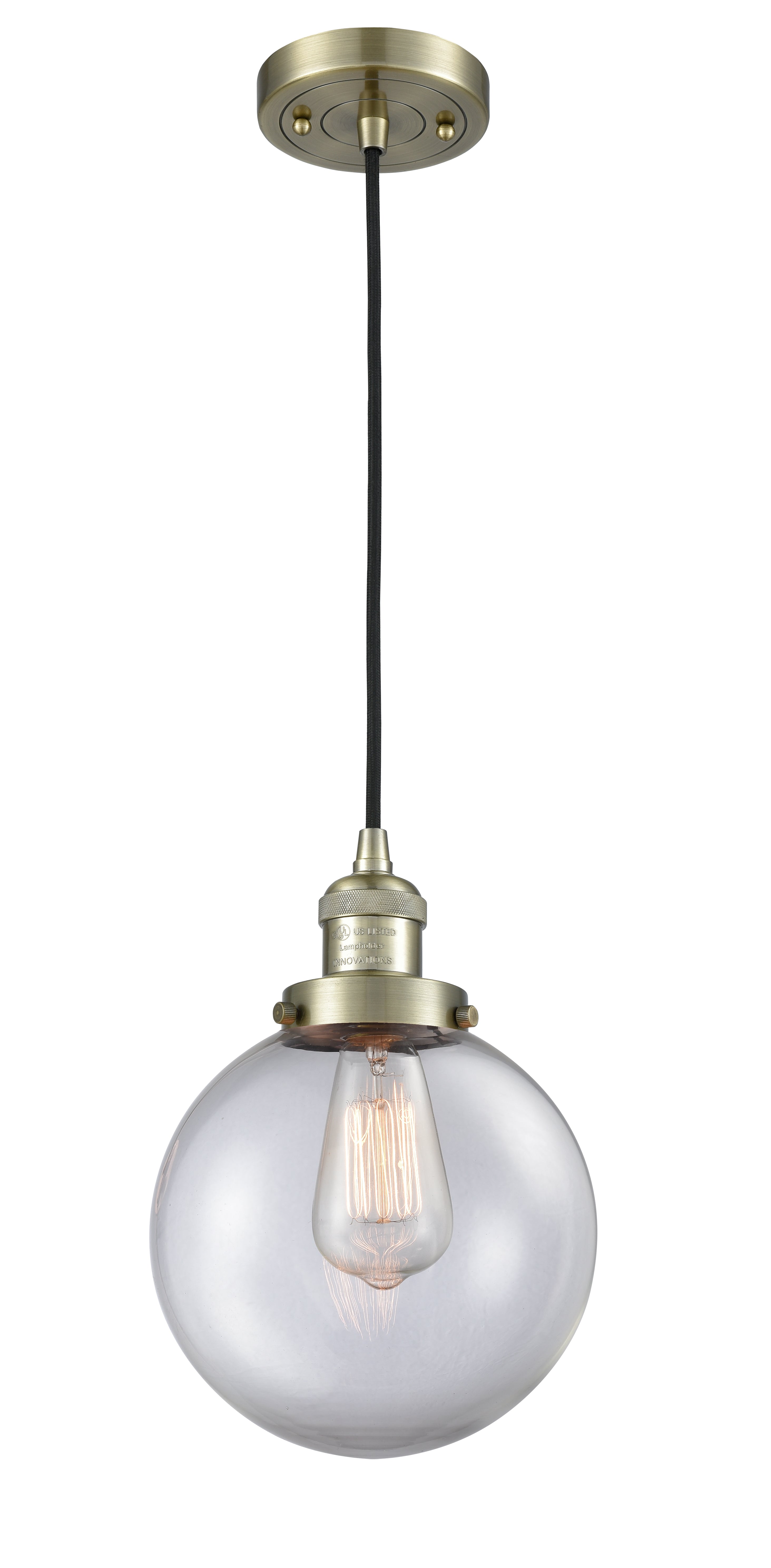 Franklin Restoration Mini Pendant Brass
