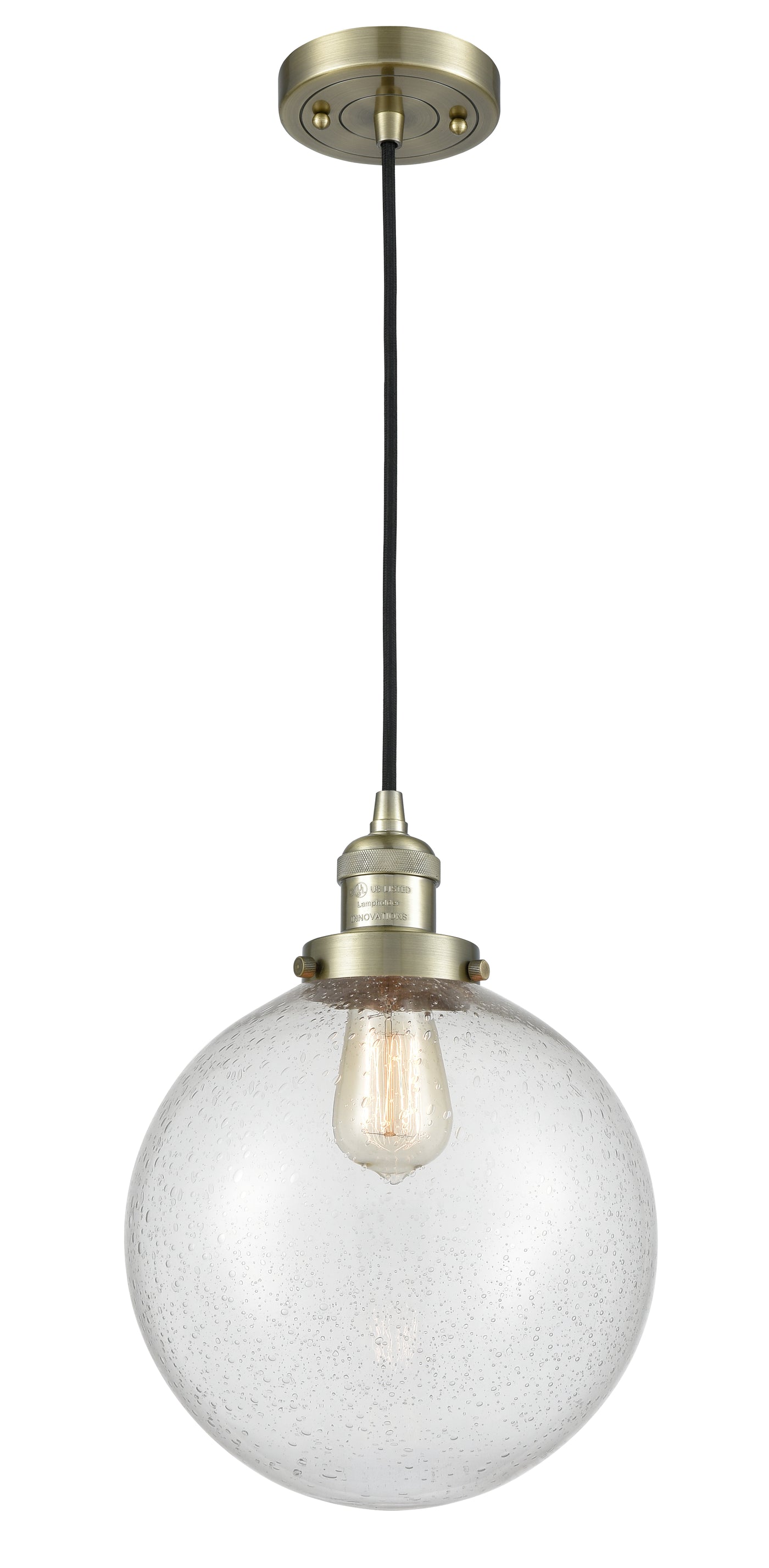 Franklin Restoration Mini Pendant Antique Brass