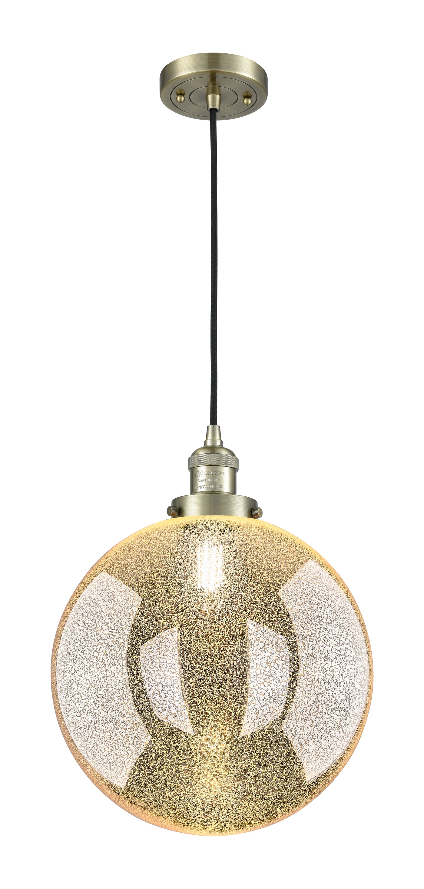 Franklin Restoration Mini Pendant Brass Steel