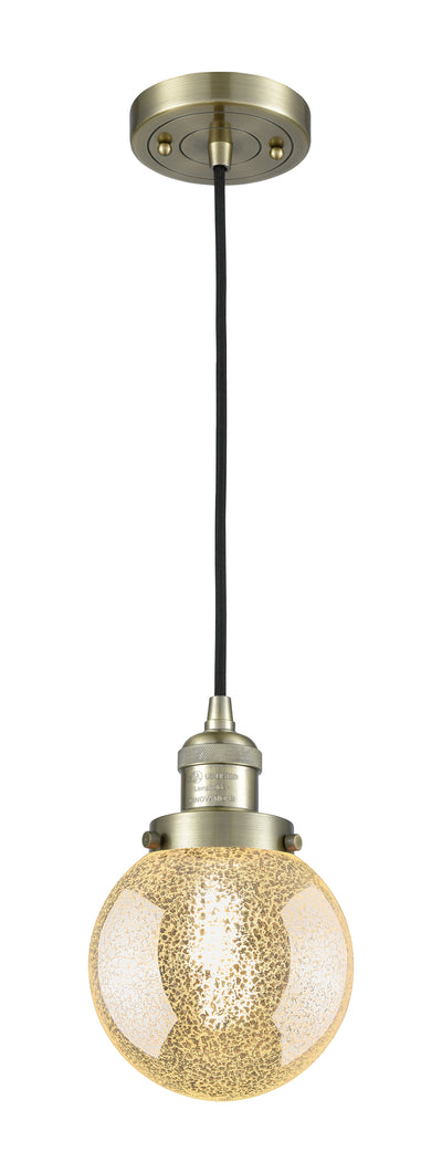 Franklin Restoration Mini Pendant Antique Brass