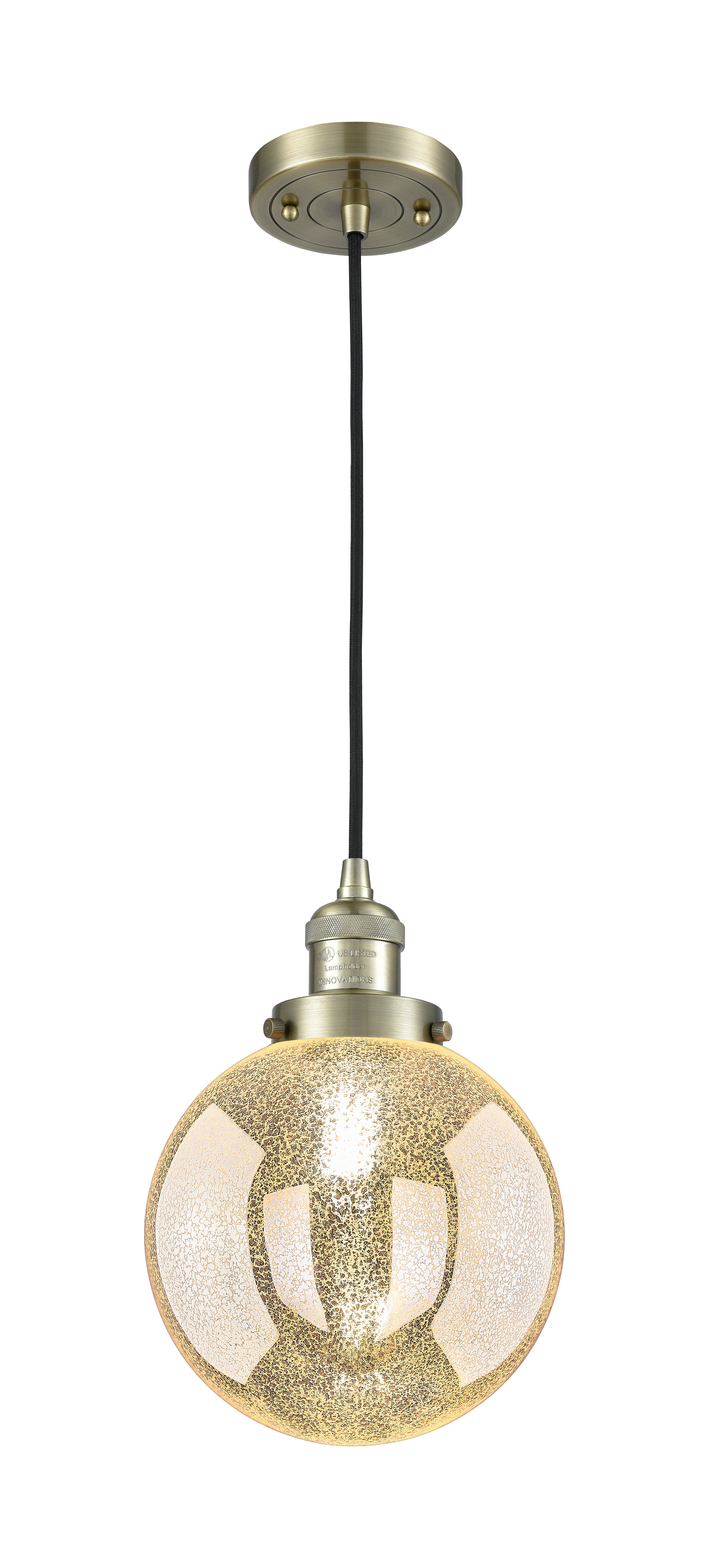 Franklin Restoration Mini Pendant Antique Brass