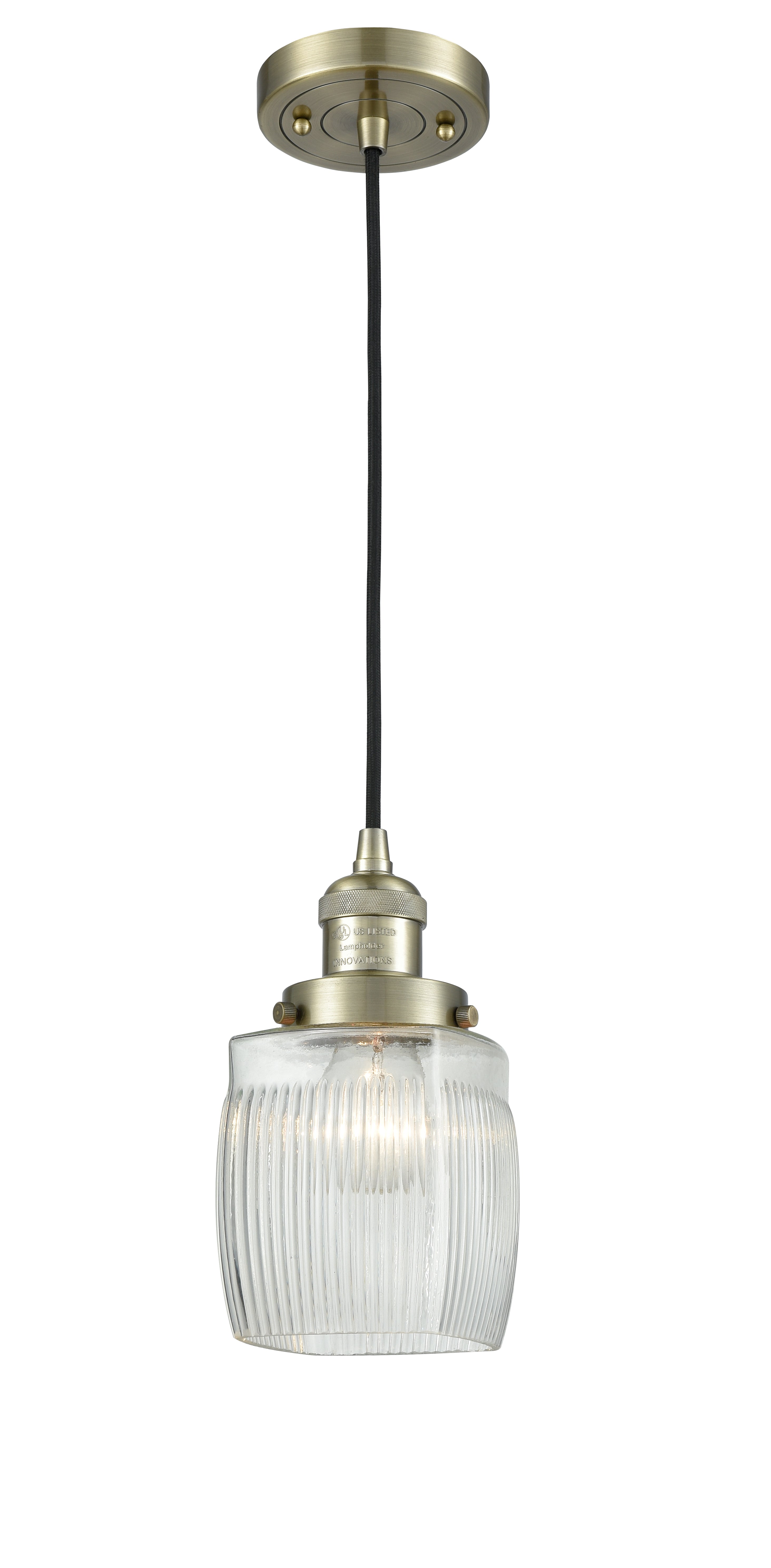 Franklin Restoration Mini Pendant Antique Brass