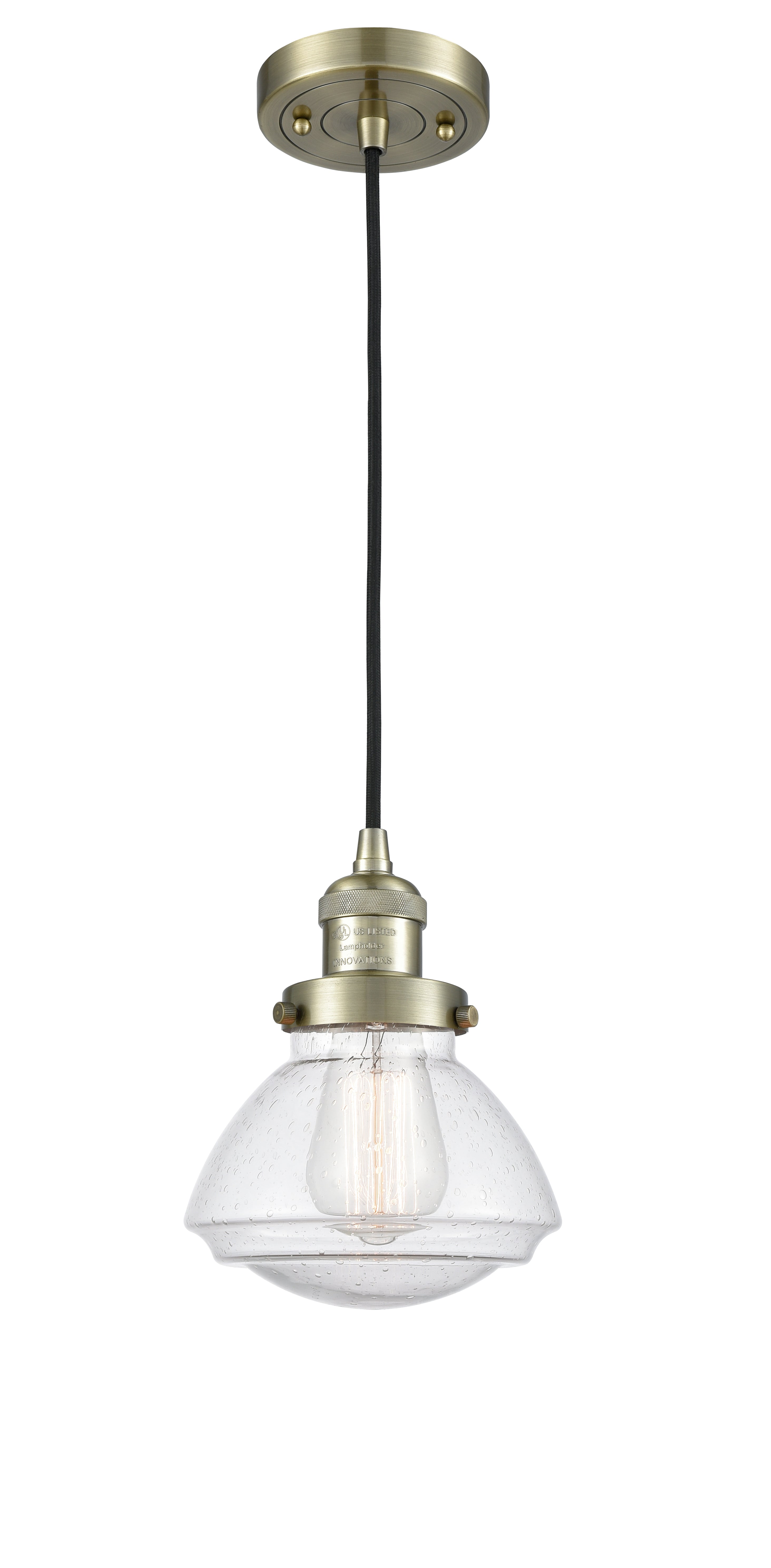 Franklin Restoration Cast Brass Mini Pendant