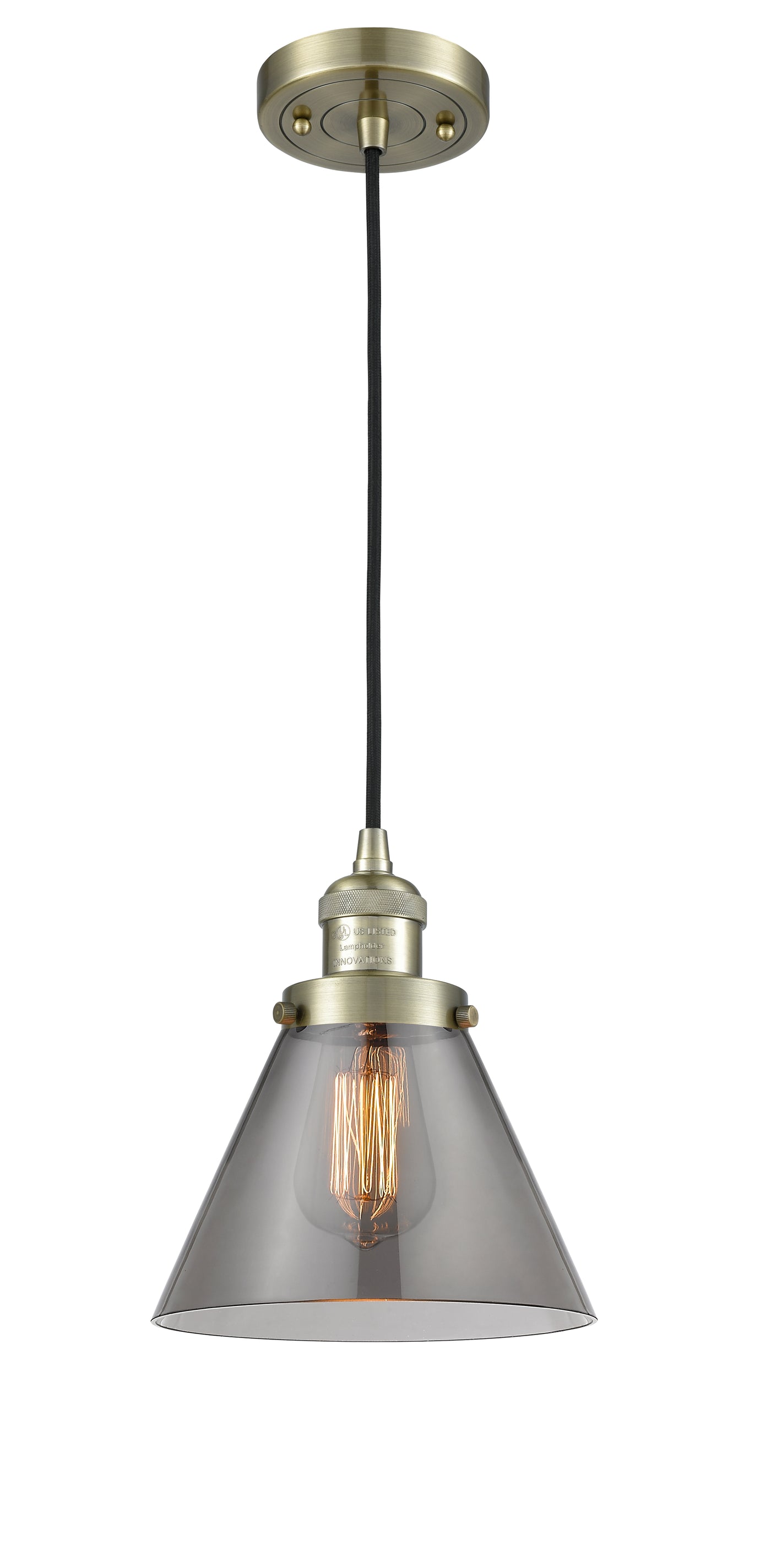 Franklin Restoration Mini Pendant Antique Brass