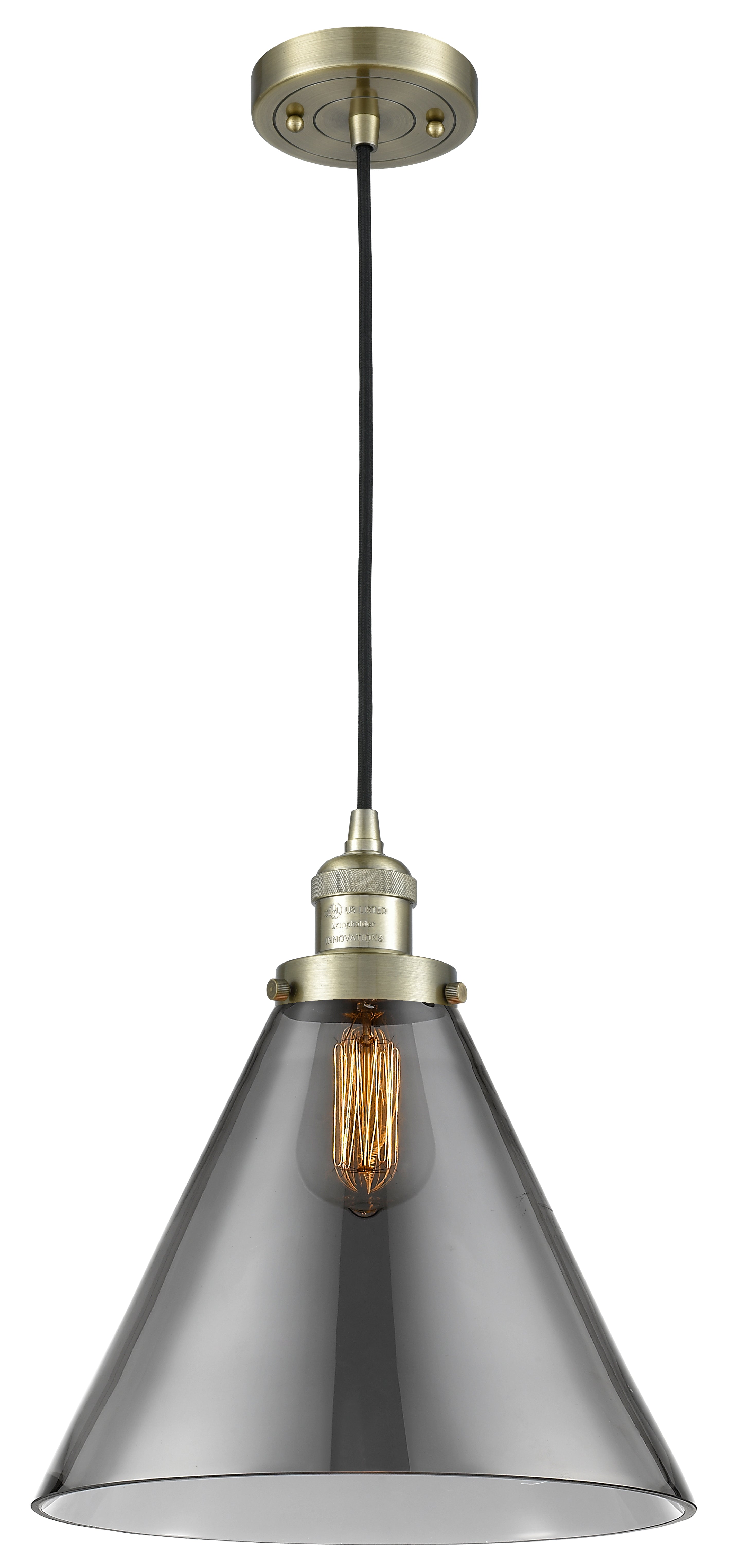 Franklin Restoration Mini Pendant Antique Brass