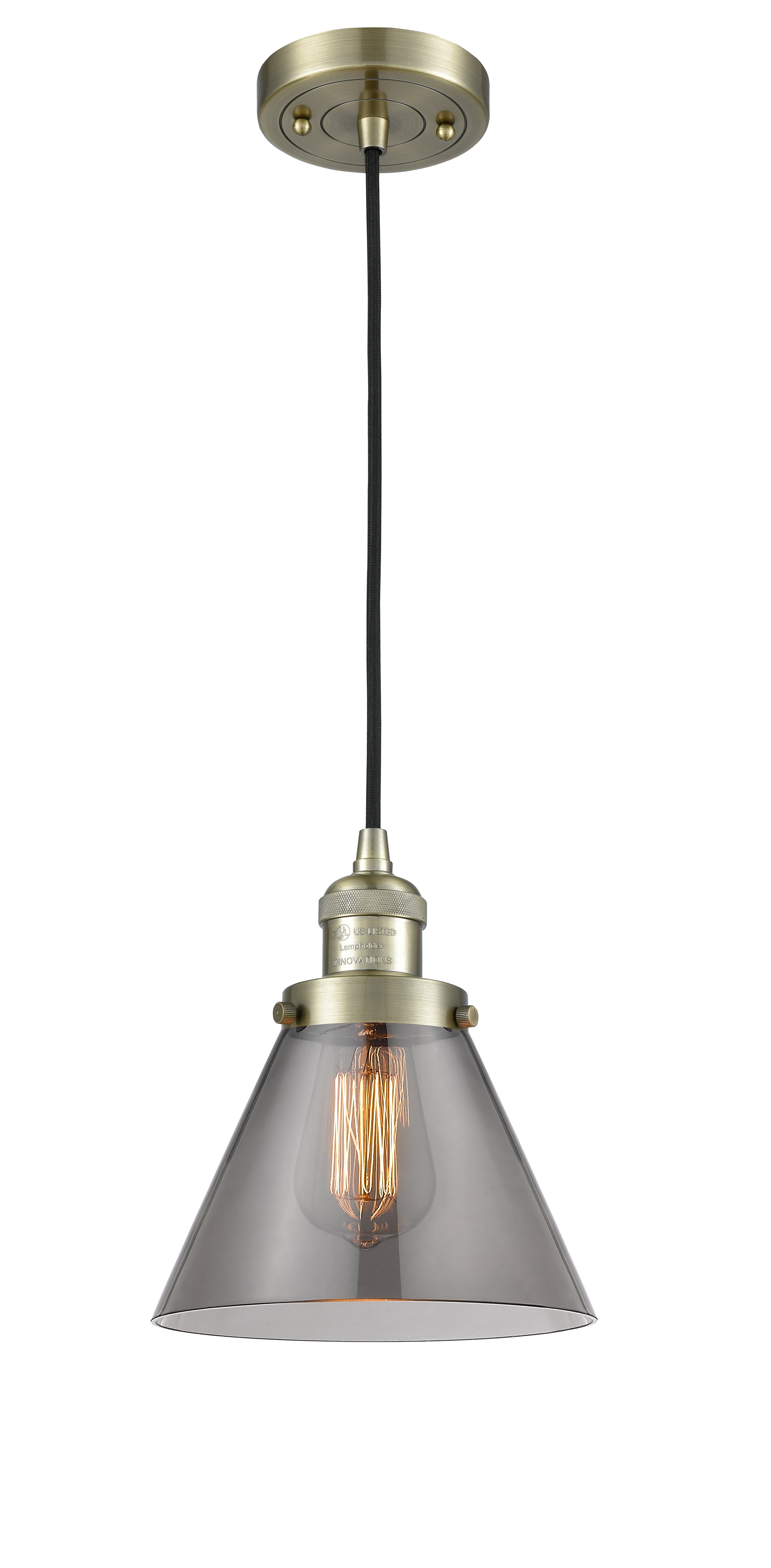 Franklin Restoration Mini Pendant Antique Brass