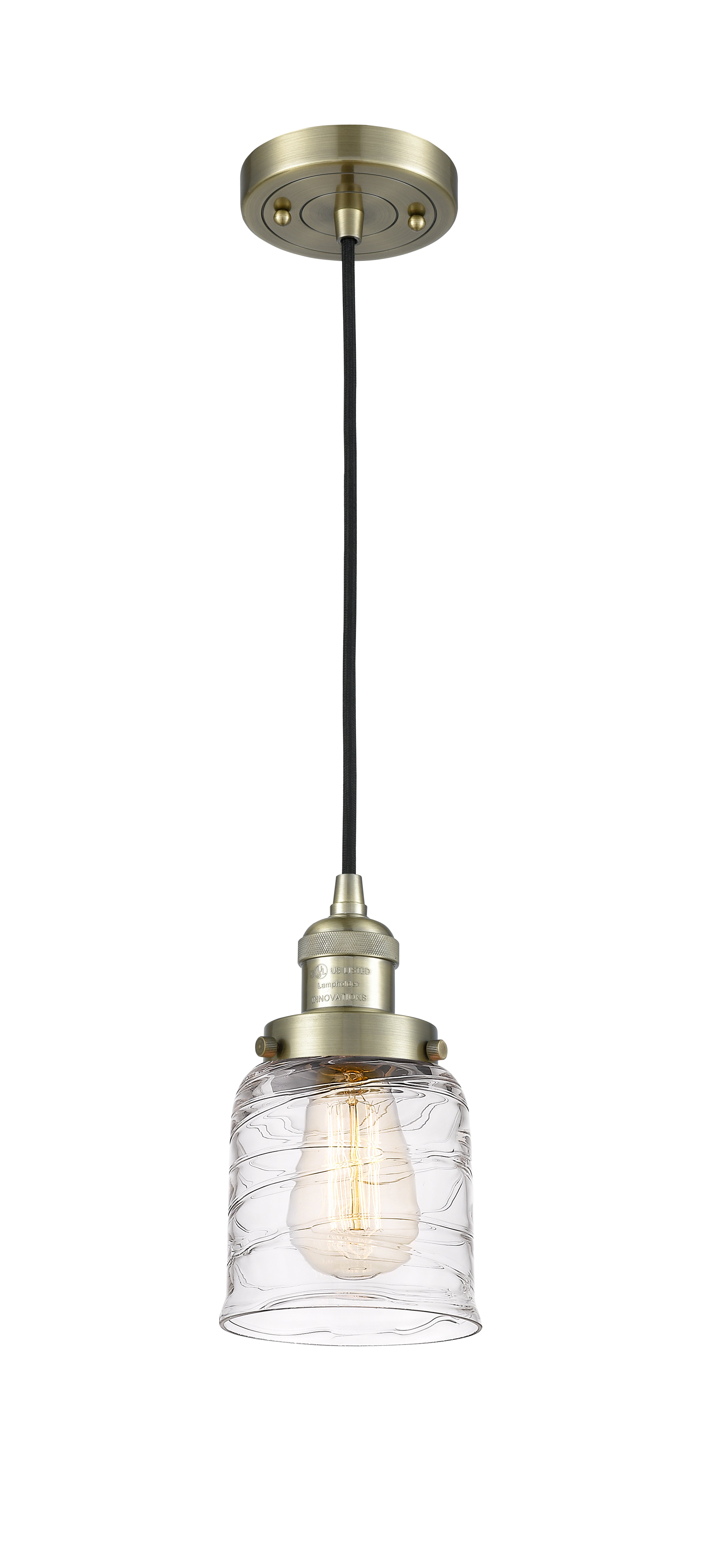 Franklin Restoration Mini Pendant Cast Brass