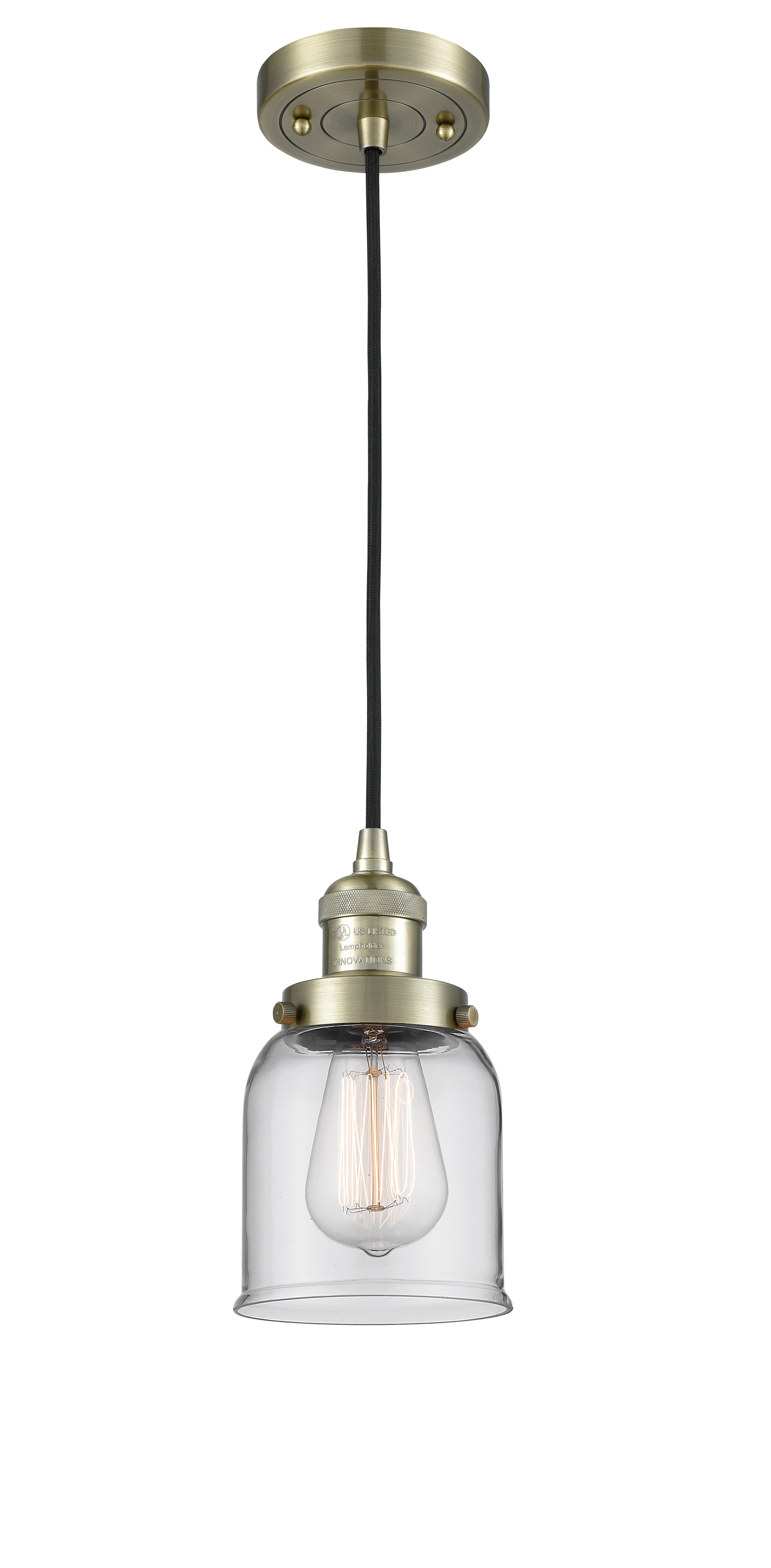 Franklin Restoration Mini Pendant Cast Brass