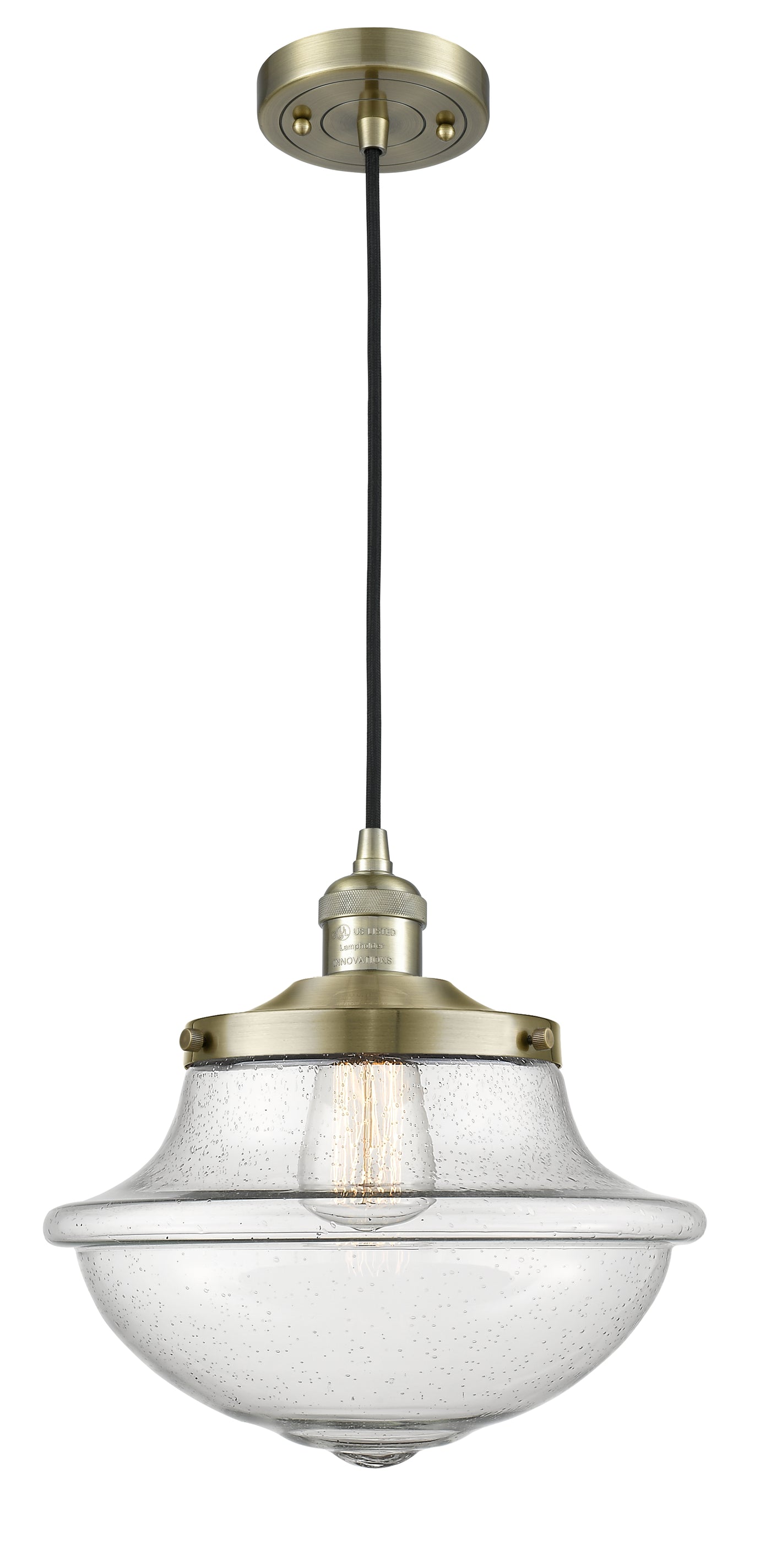 Franklin Restoration Mini Pendant Antique Brass