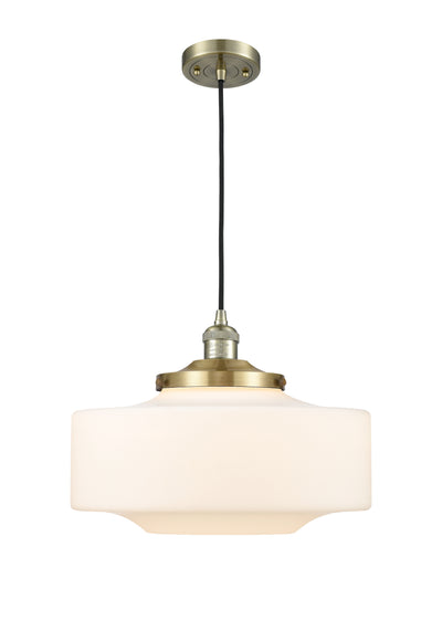 Franklin Restoration Mini Pendant Antique Brass