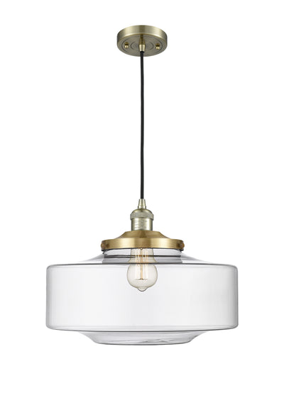 Franklin Restoration Mini Pendant Brass Finish