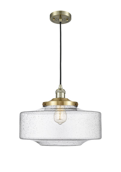 Franklin Restoration Mini Pendant Brass Finish