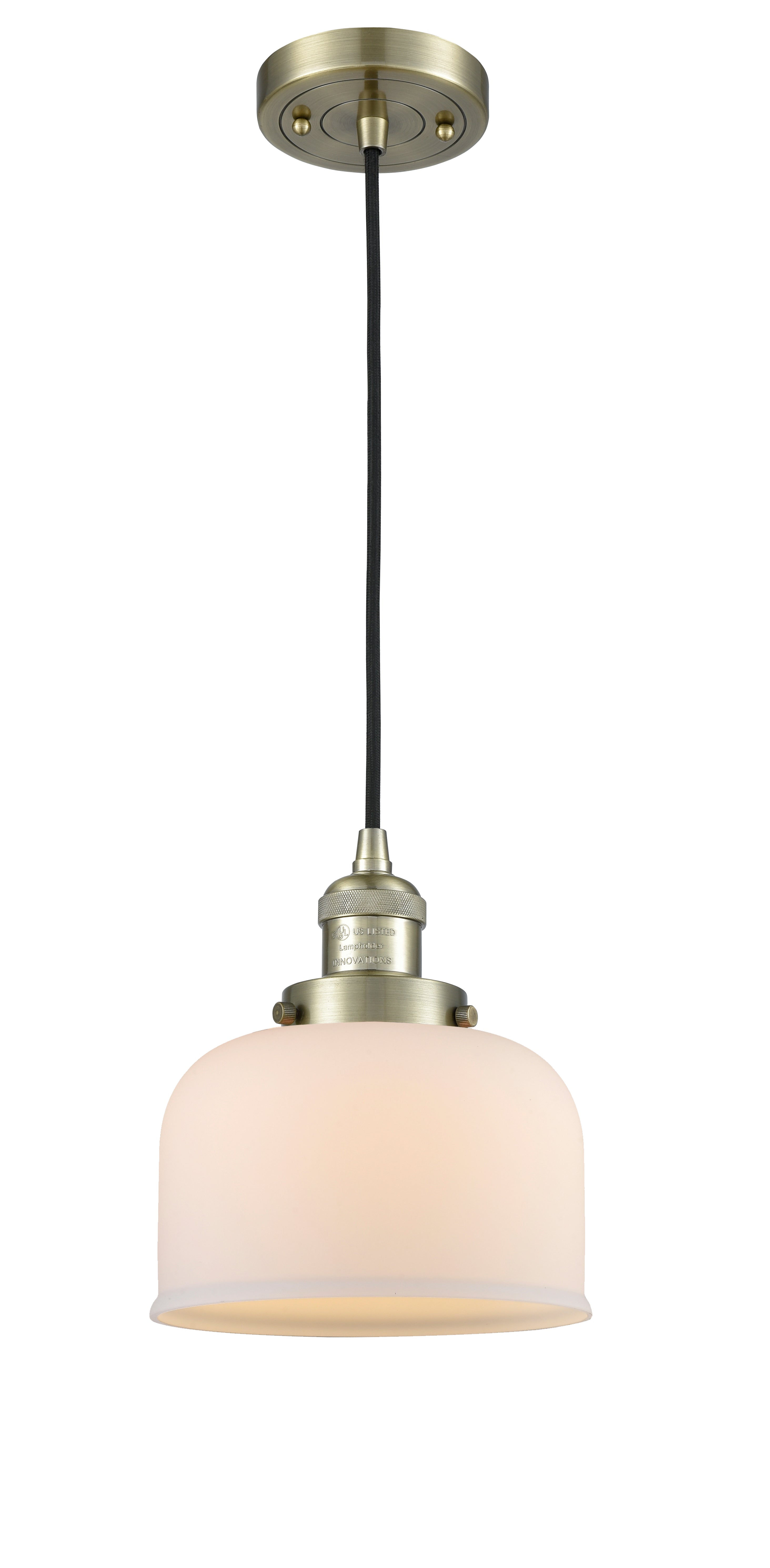 Franklin Restoration Mini Pendant Antique Brass