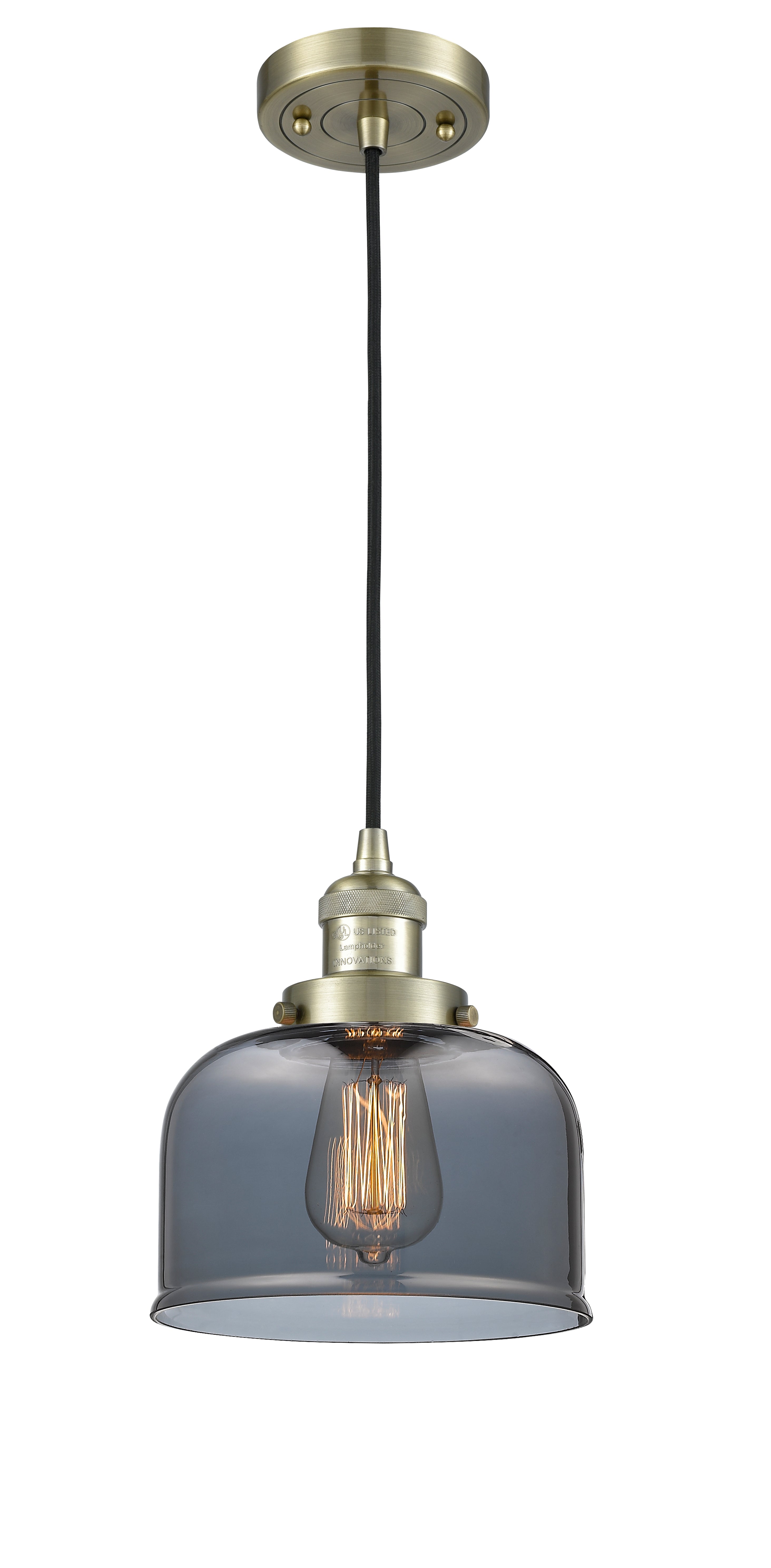 Franklin Restoration Mini Pendant Antique Brass