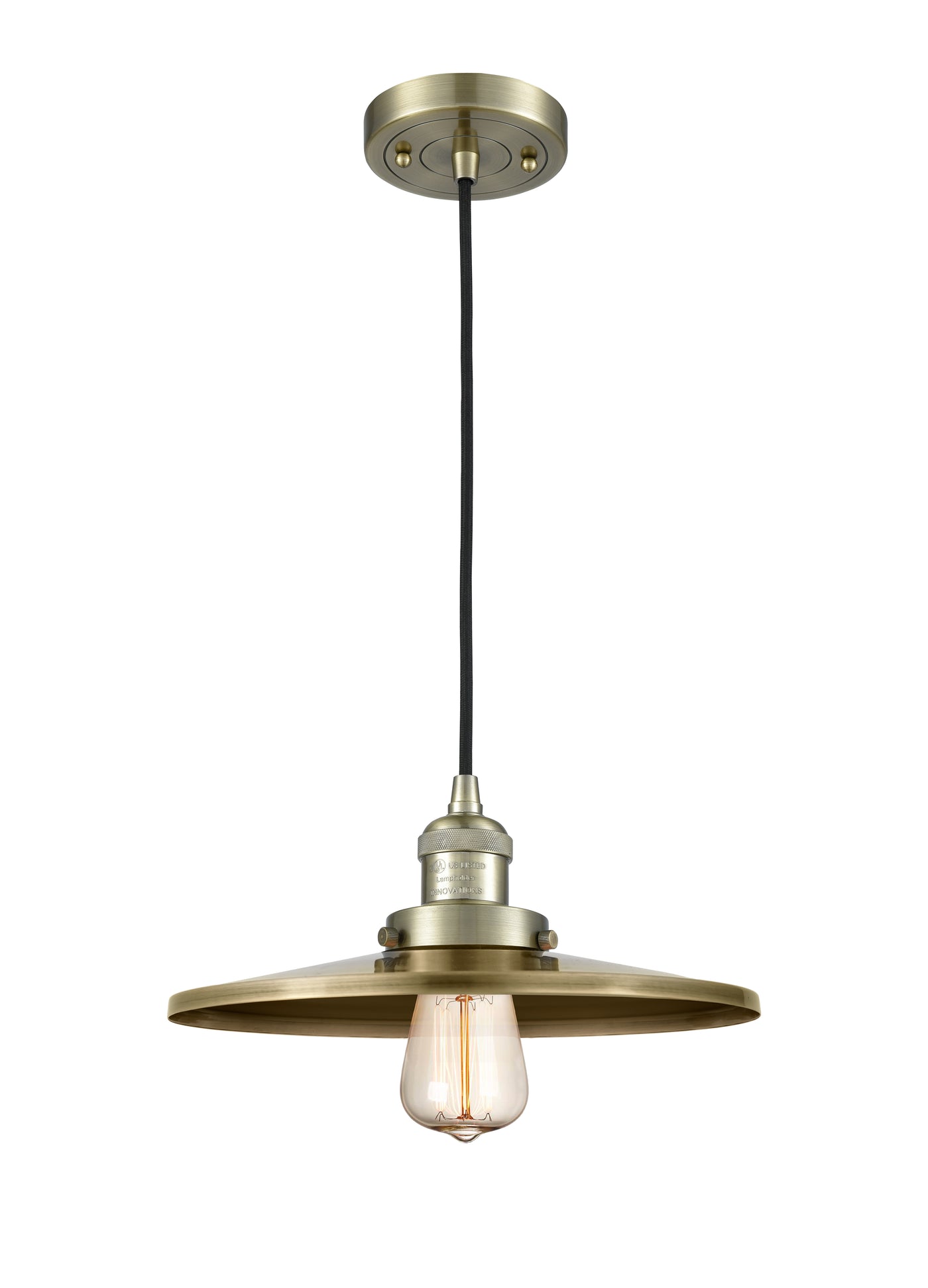 Franklin Restoration Mini Pendant Cast Brass