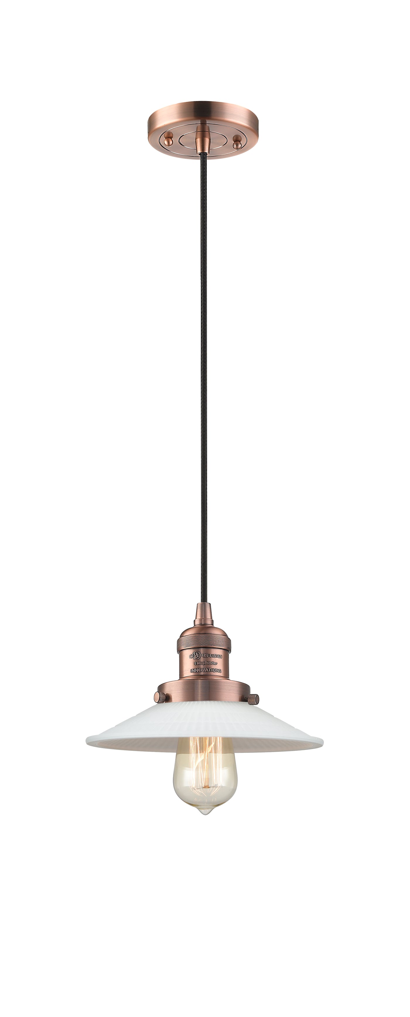 Franklin Restoration Mini Pendant Antique Brass