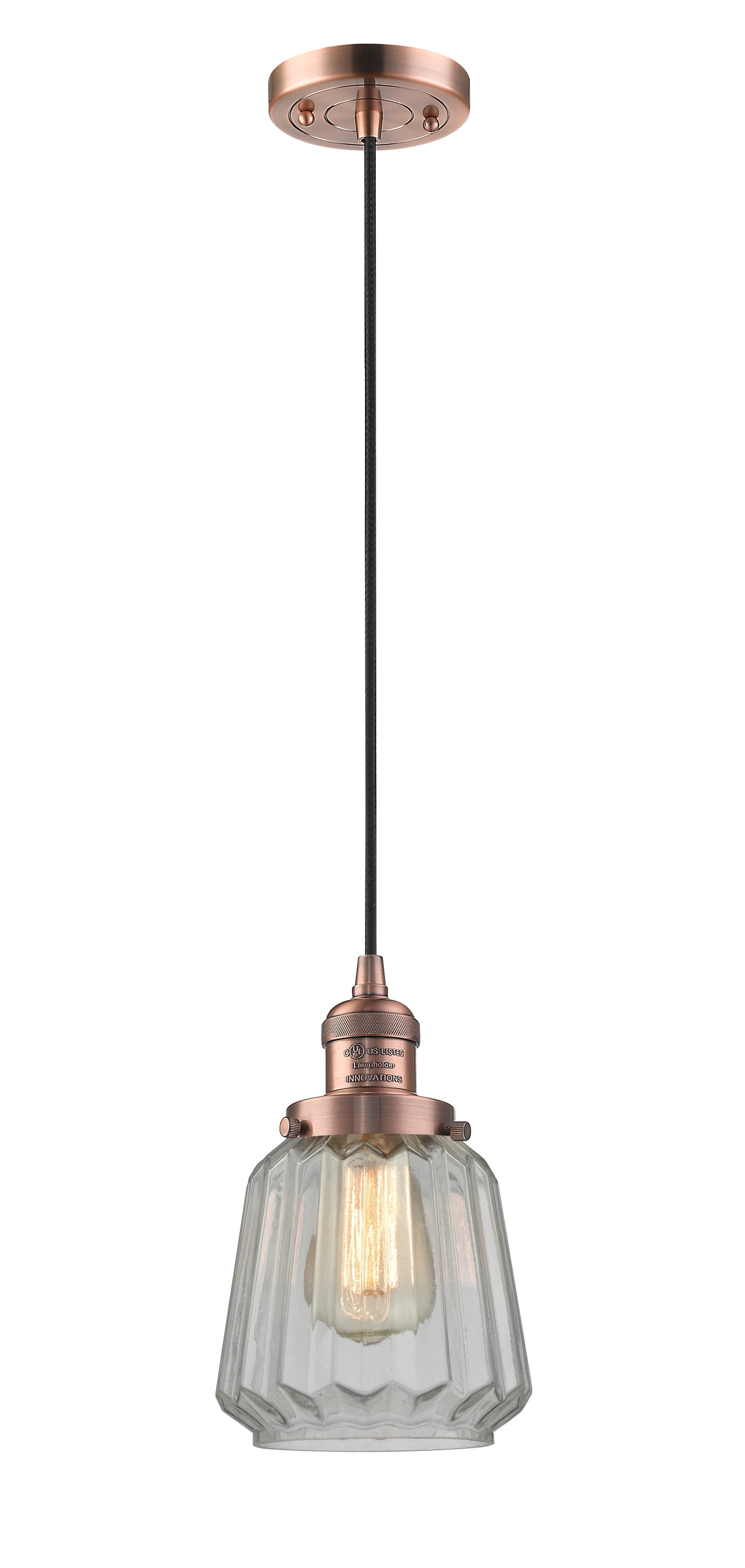 Franklin Restoration Mini Pendant Antique Brass