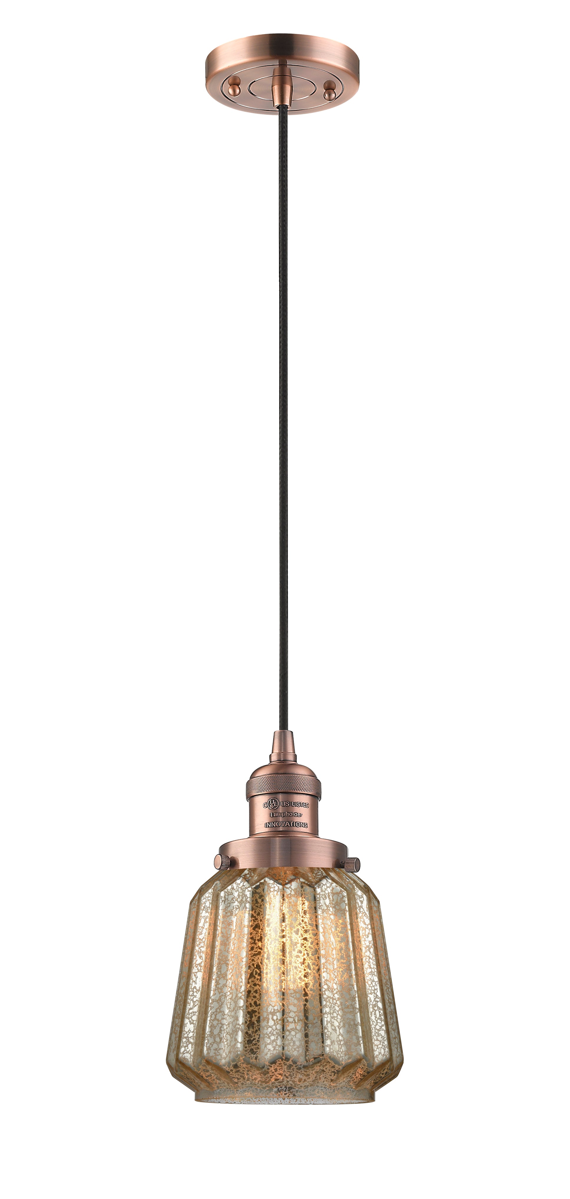 Franklin Restoration Mini Pendant Antique Brass