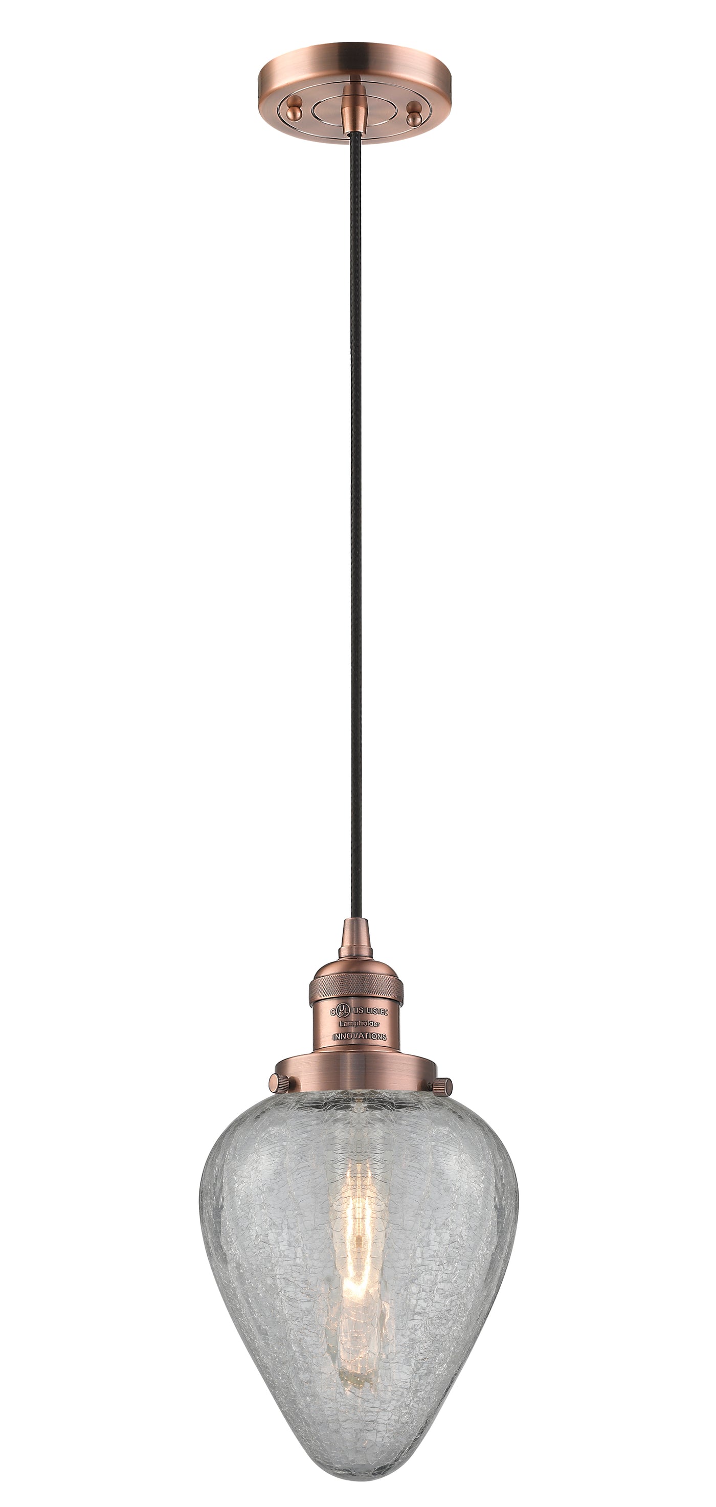 Franklin Restoration Mini Pendant Antique Brass