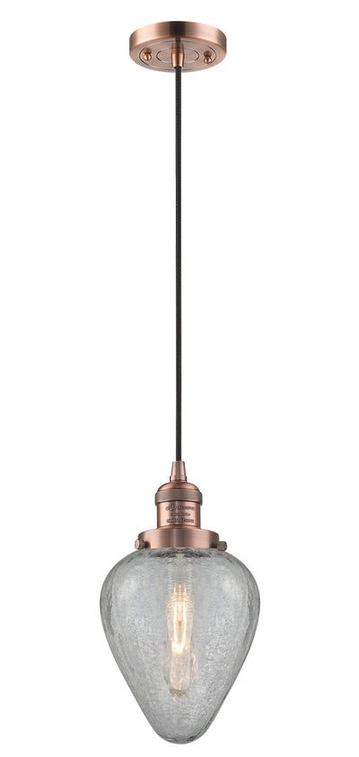 Franklin Restoration Mini Pendant Antique Brass