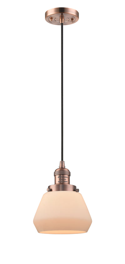 Franklin Restoration Mini Pendant Antique Brass