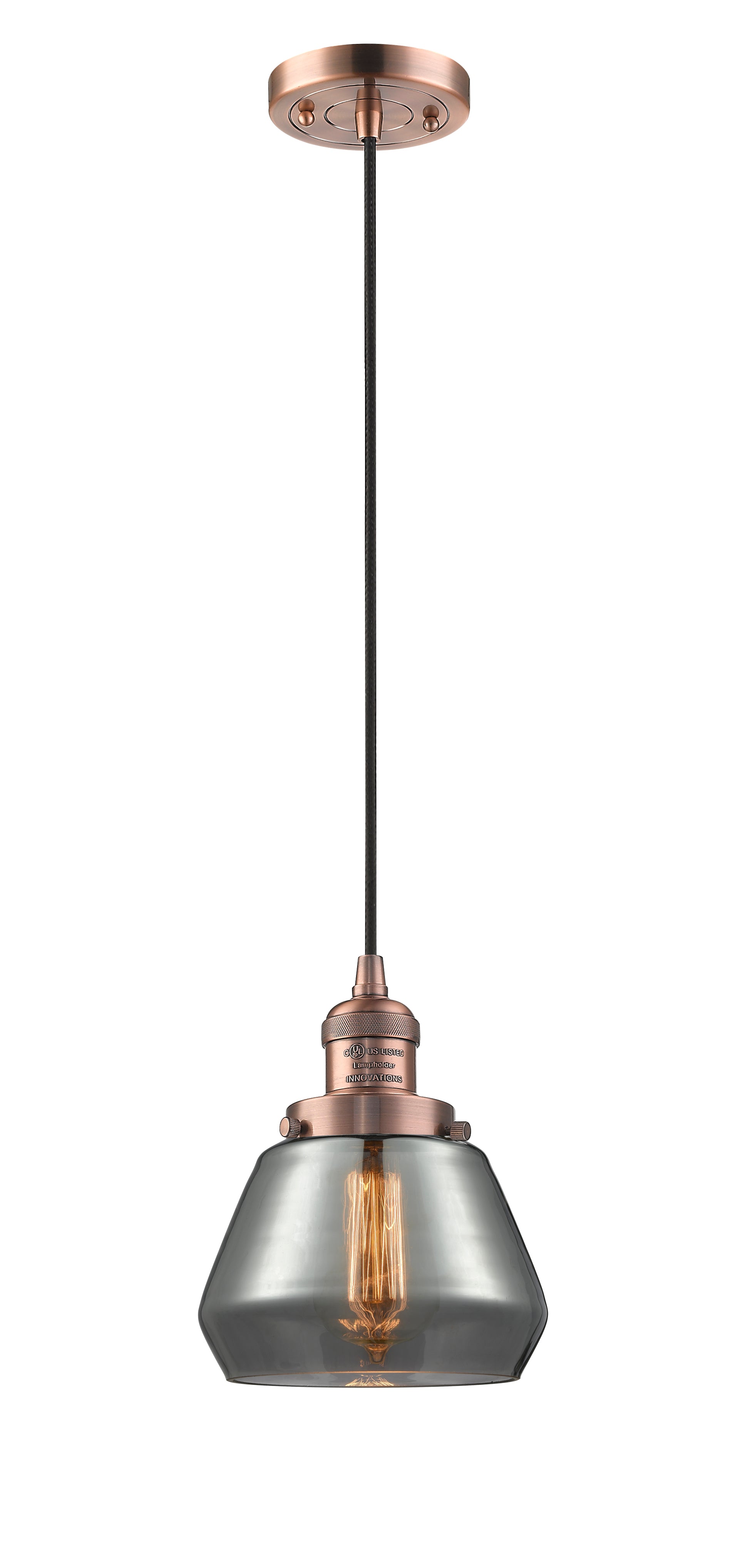 Franklin Restoration Mini Pendant Antique Brass