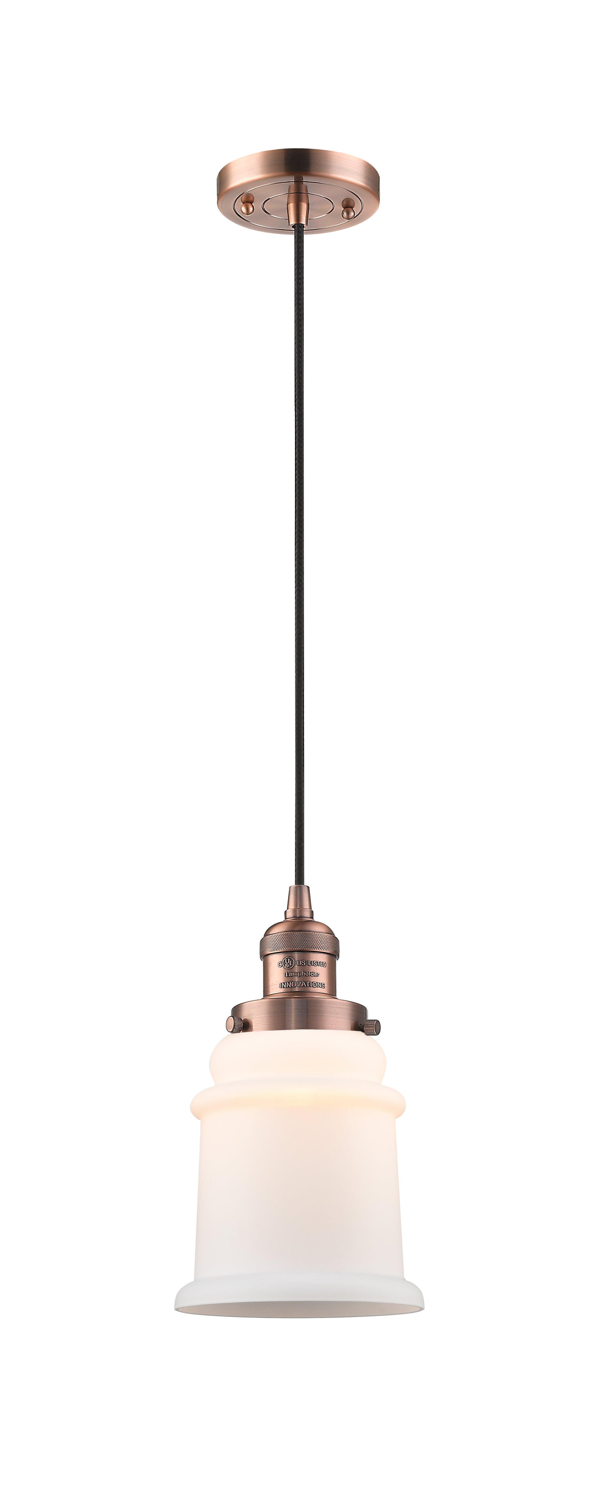Franklin Restoration Mini Pendant Antique Brass