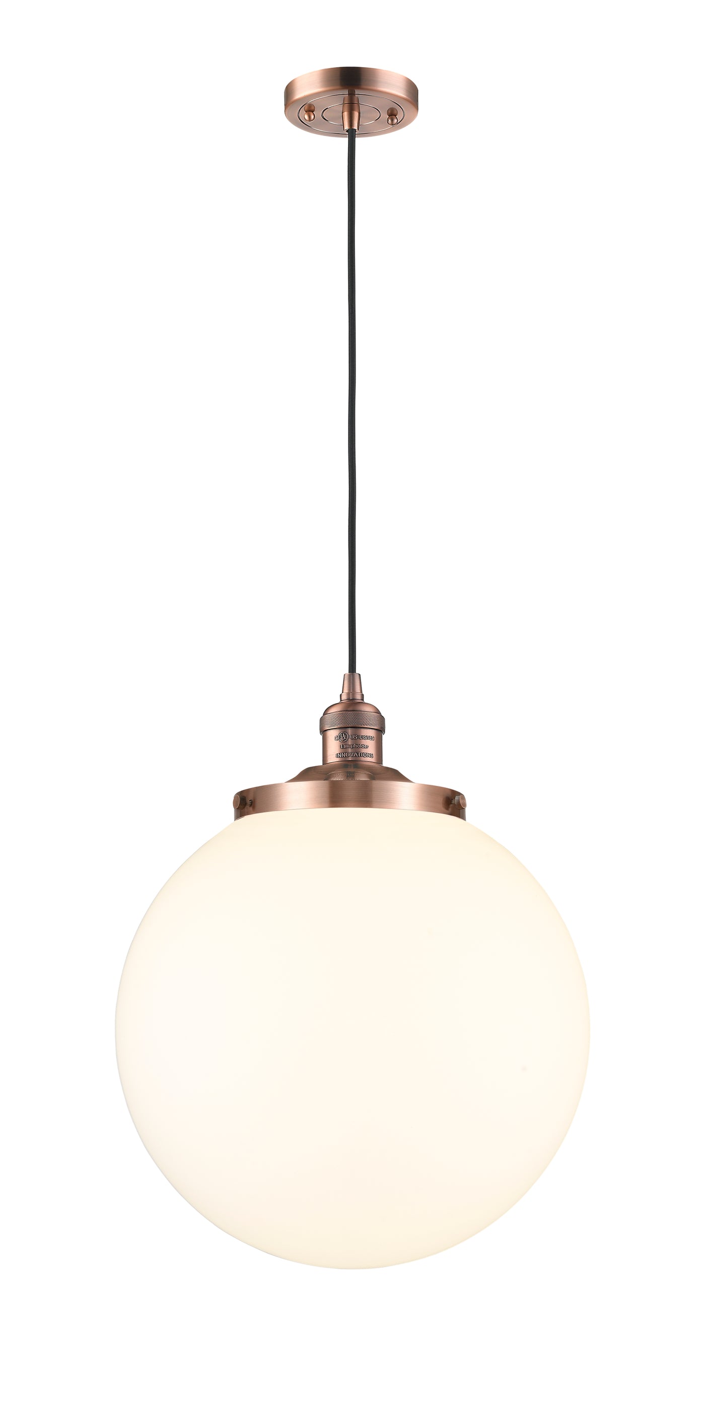 Franklin Restoration Mini Pendant Antique Brass