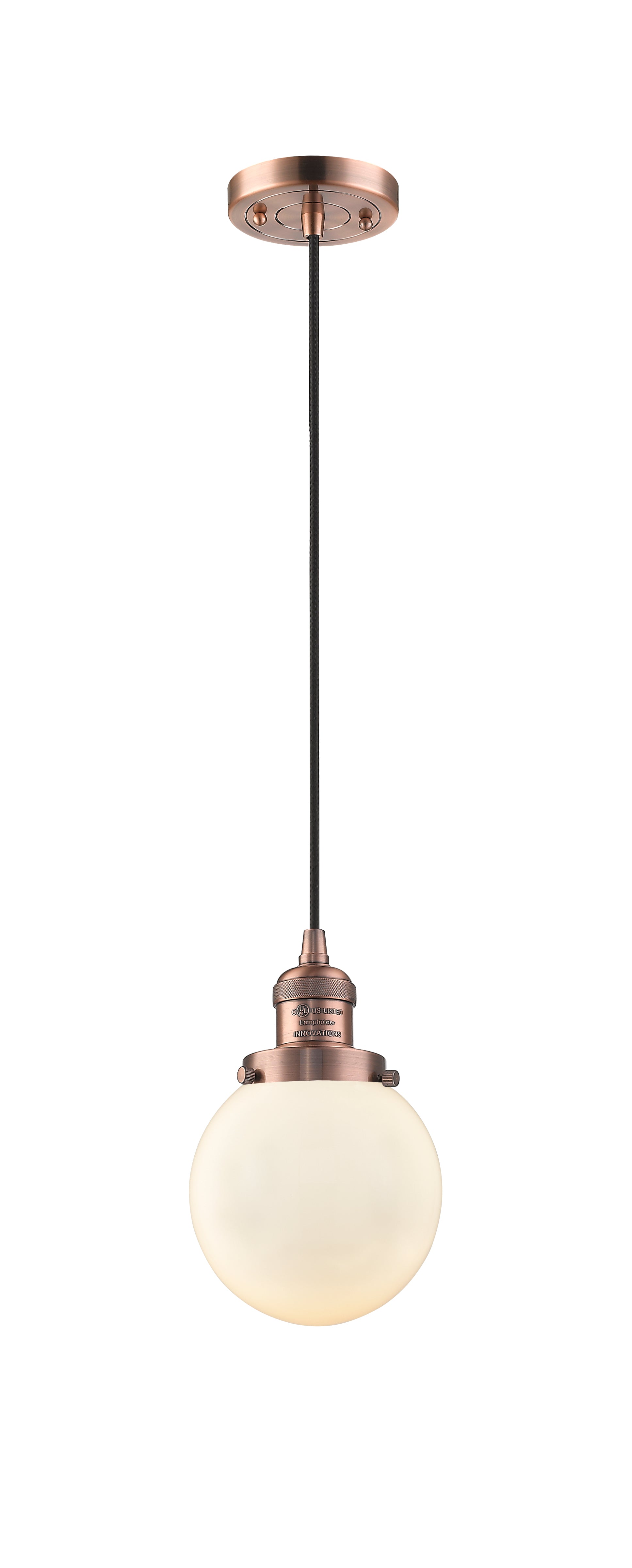 Franklin Restoration Mini Pendant Antique Brass