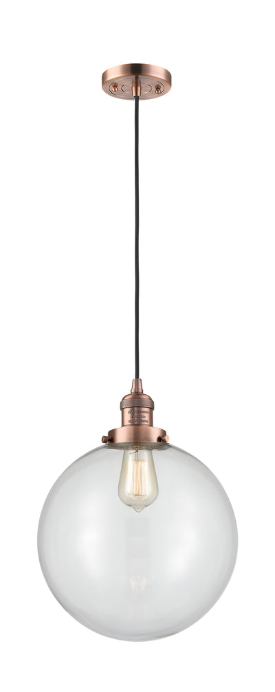 Franklin Restoration Mini Pendant Antique Brass