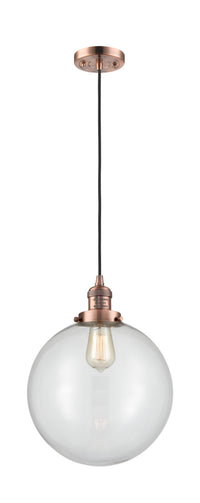 Franklin Restoration Mini Pendant Antique Brass