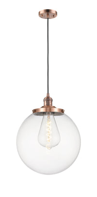 Franklin Restoration Mini Pendant Antique Brass
