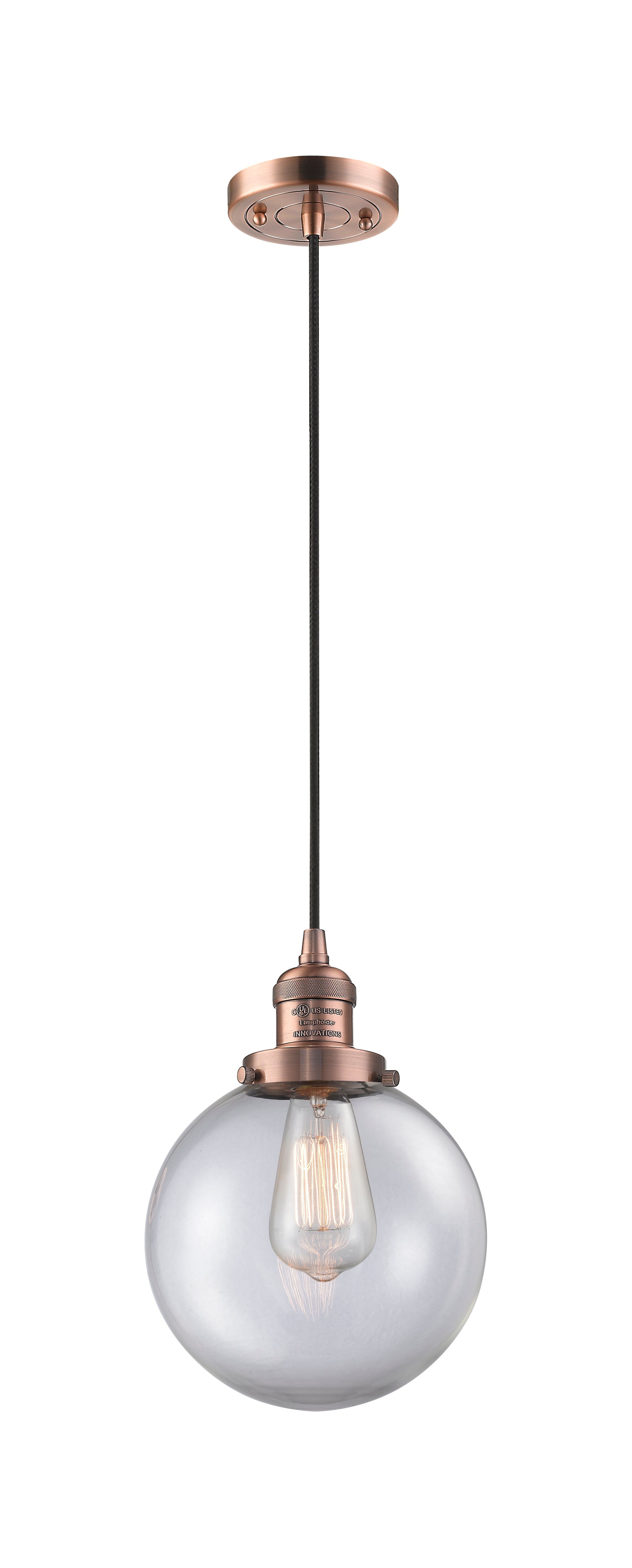 Franklin Restoration Mini Pendant Brass