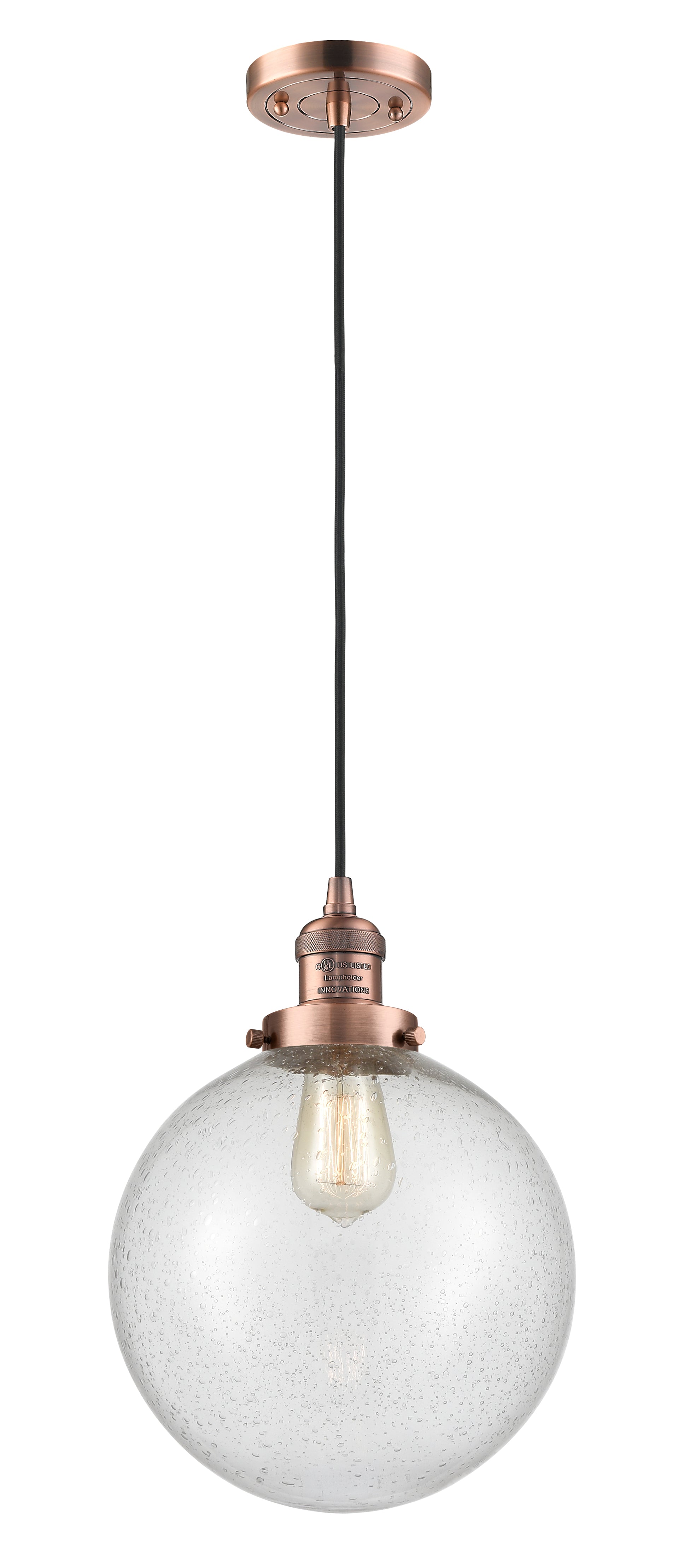 Franklin Restoration Mini Pendant Brass Steel