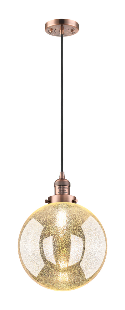 Franklin Restoration Mini Pendant Brass Steel