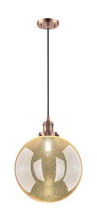 Franklin Restoration Mini Pendant Antique Brass